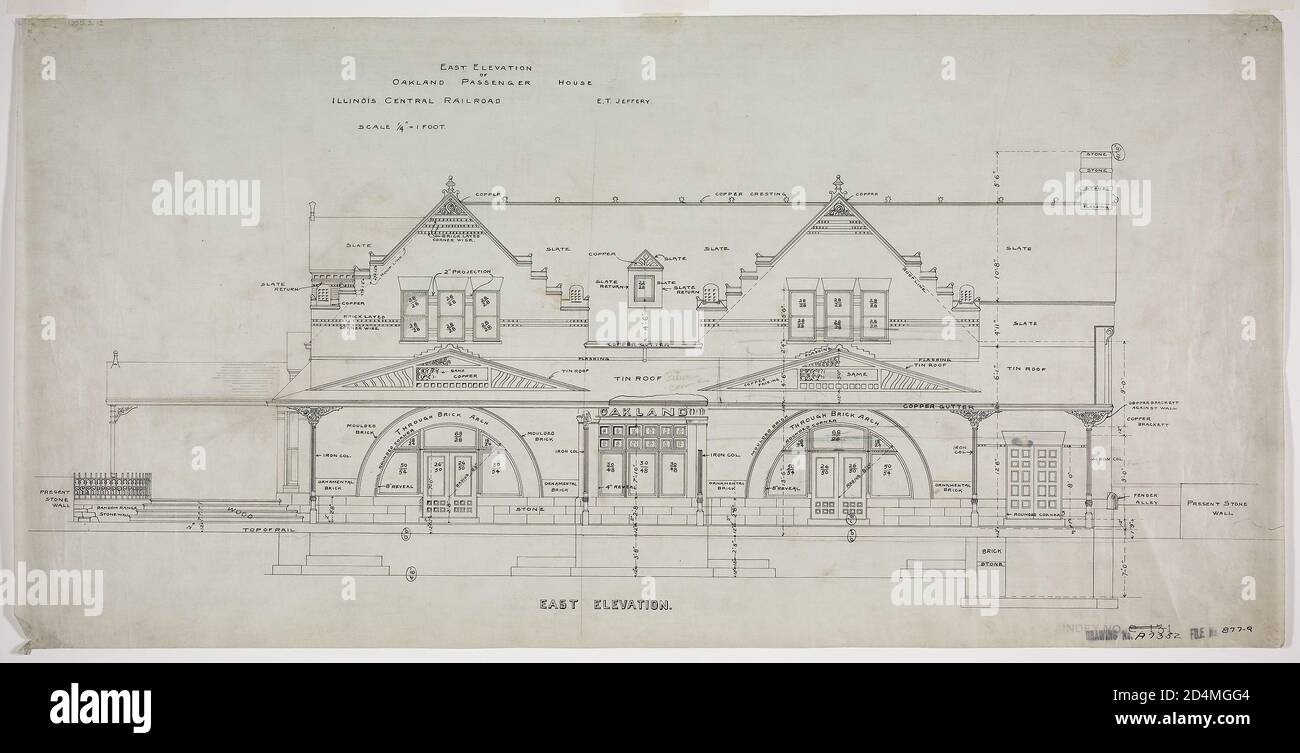 1880s railroad station hi-res stock photography and images - Alamy