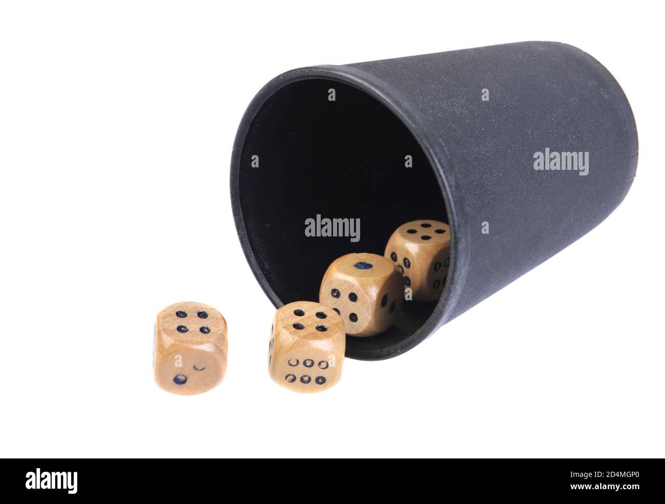 The game of dice isolated on white background Stock Photo - Alamy