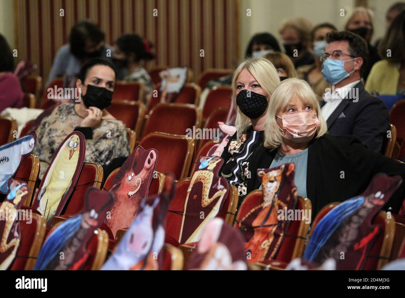 Zagreb, Croatia. 9th Oct, 2020. October 09, 2020, Zagreb, Croatia - World premiere of writer Dan Brown's musical picture book Wild Symphony. The concert was held with the participation of the Zagreb Philharmonic Orchestra. Credit: Anto Magzan/ZUMA Wire/Alamy Live News Stock Photo