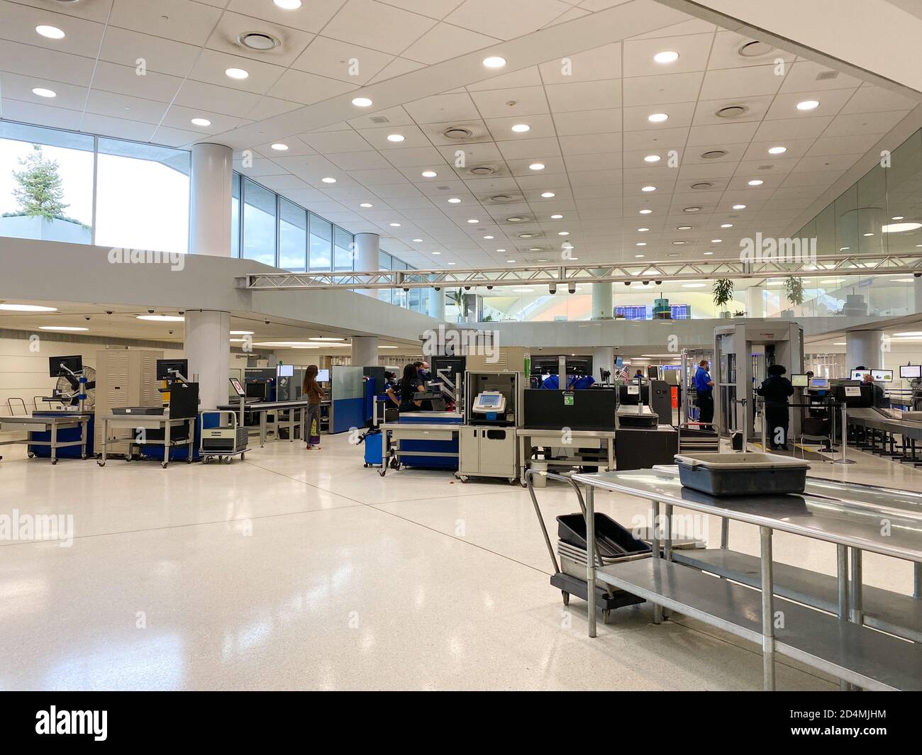 St. Louis, MO/USA 10/2/20 The TSA security at St. Louis, MO Lambert