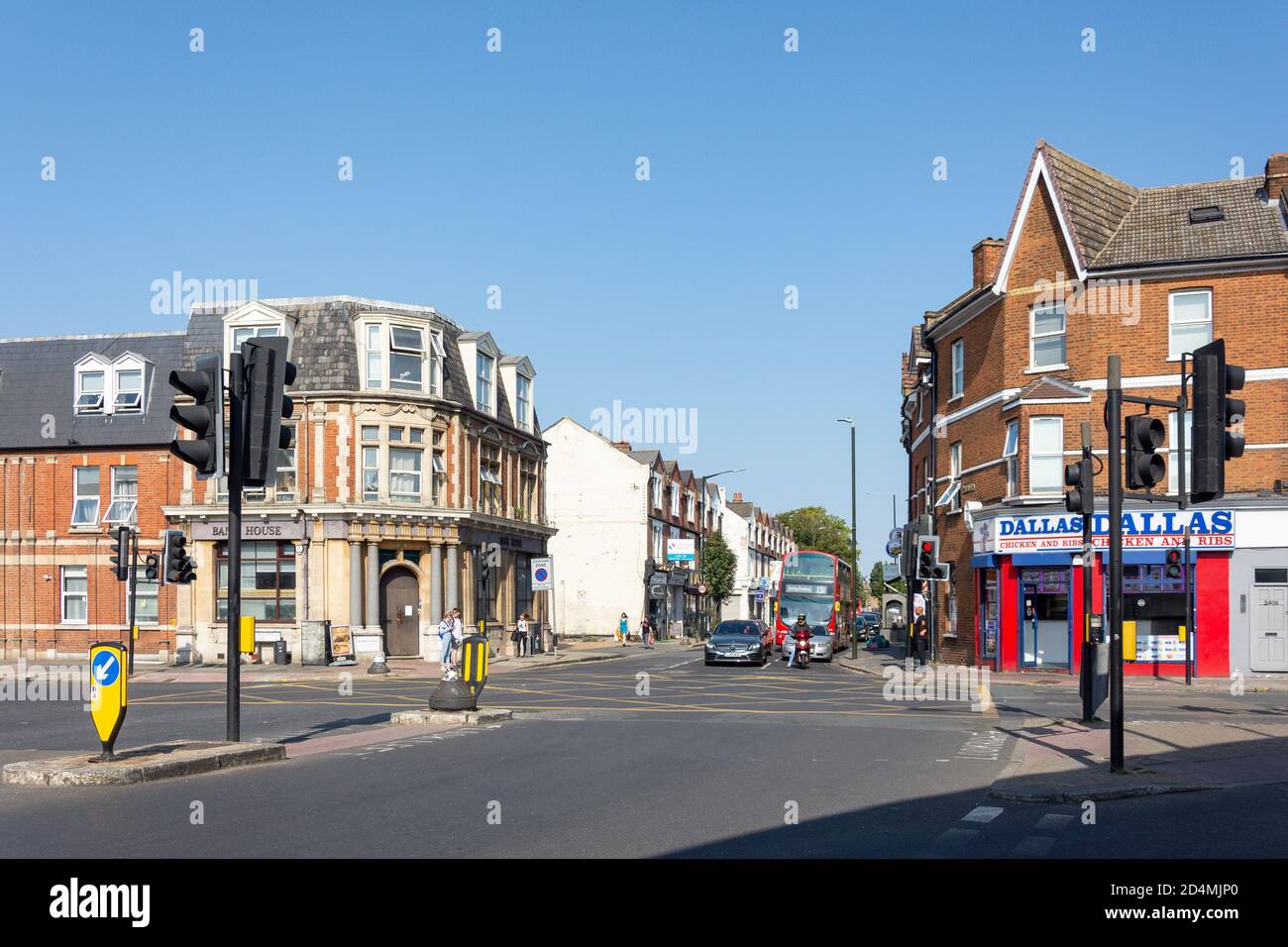 Merton Road, South Wimbledon, London Borough of Merton, Greater London, England, United Kingdom Stock Photo