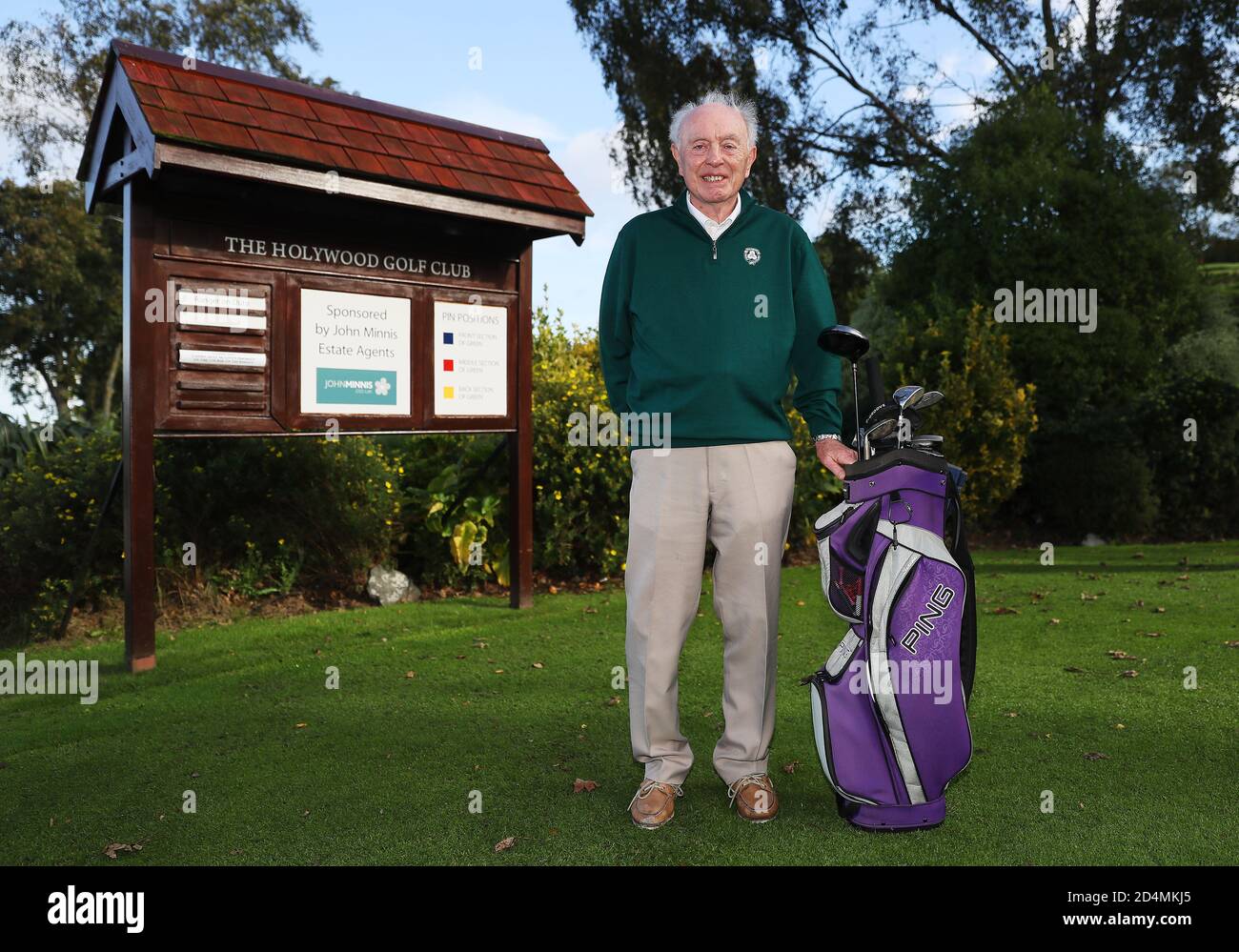 Eddie Harper, former Junior Convenor at the Holywood Golf Club, Co. Down,  who has been awarded the British Empire Medal (BEM) for services to Junior  Golf in Northern Ireland in the Queen's