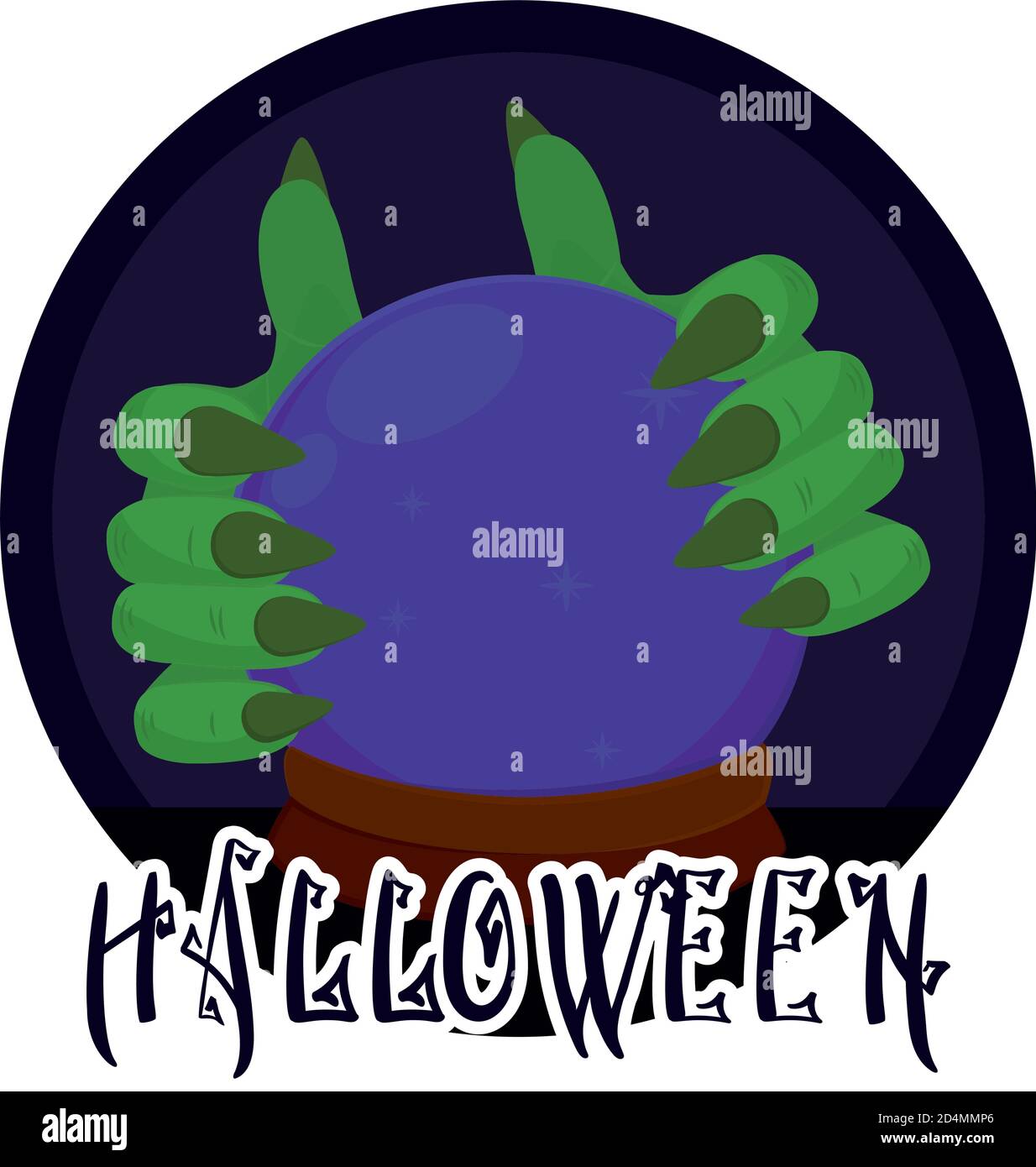 Isolated scary halloween holiday october icon- Vector Stock Vector