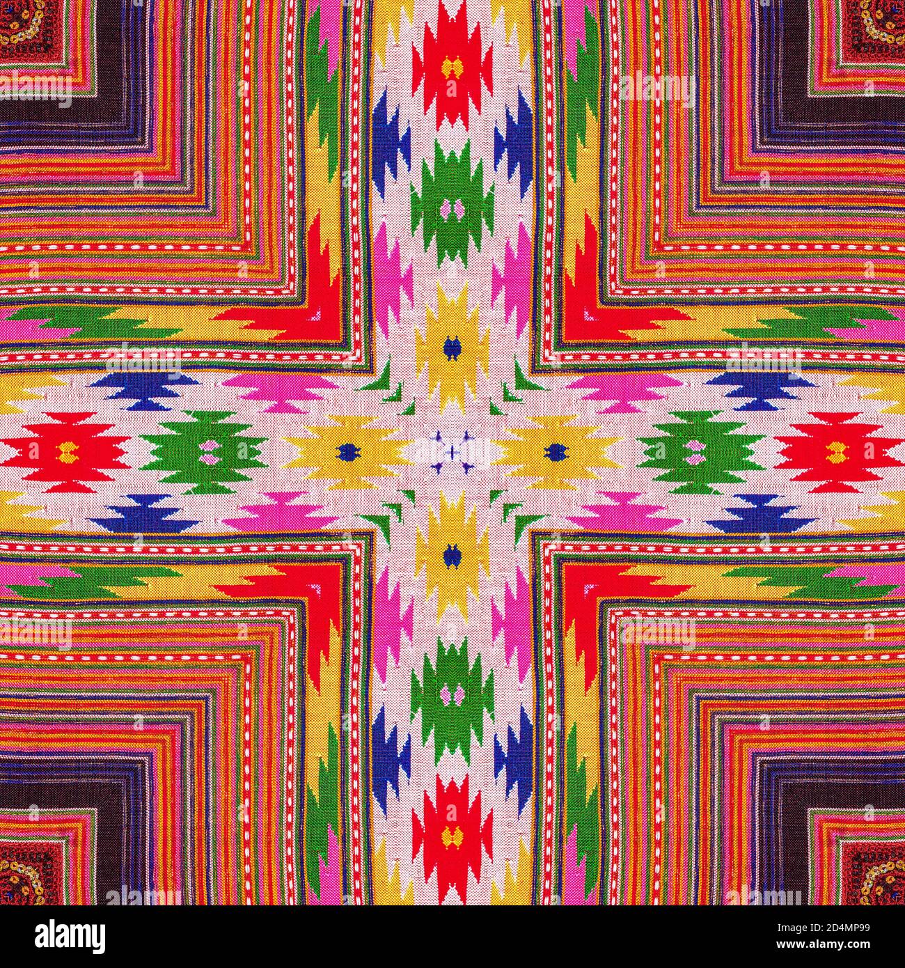 Colorful abstract kaleidoscope or endless pattern for background used ...