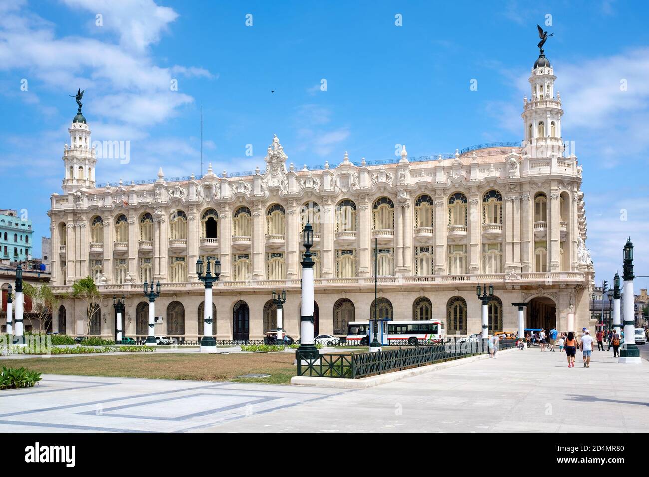 The Great Theater of Havana, home of the cuban national ballet Stock Photo