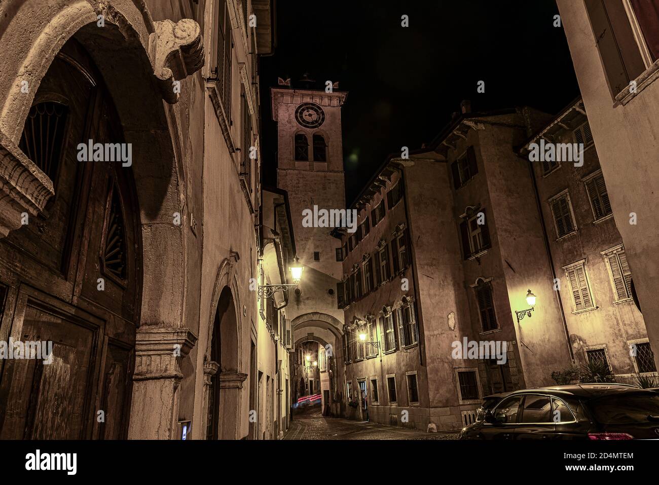 The medieval bell tower Stock Photo Alamy
