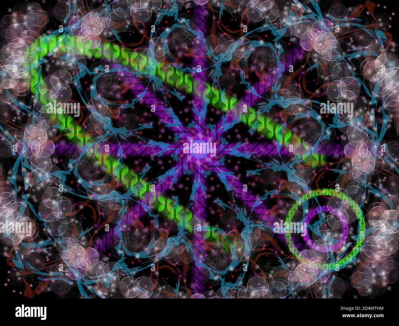 Digital art wallpaper design Stock Photo