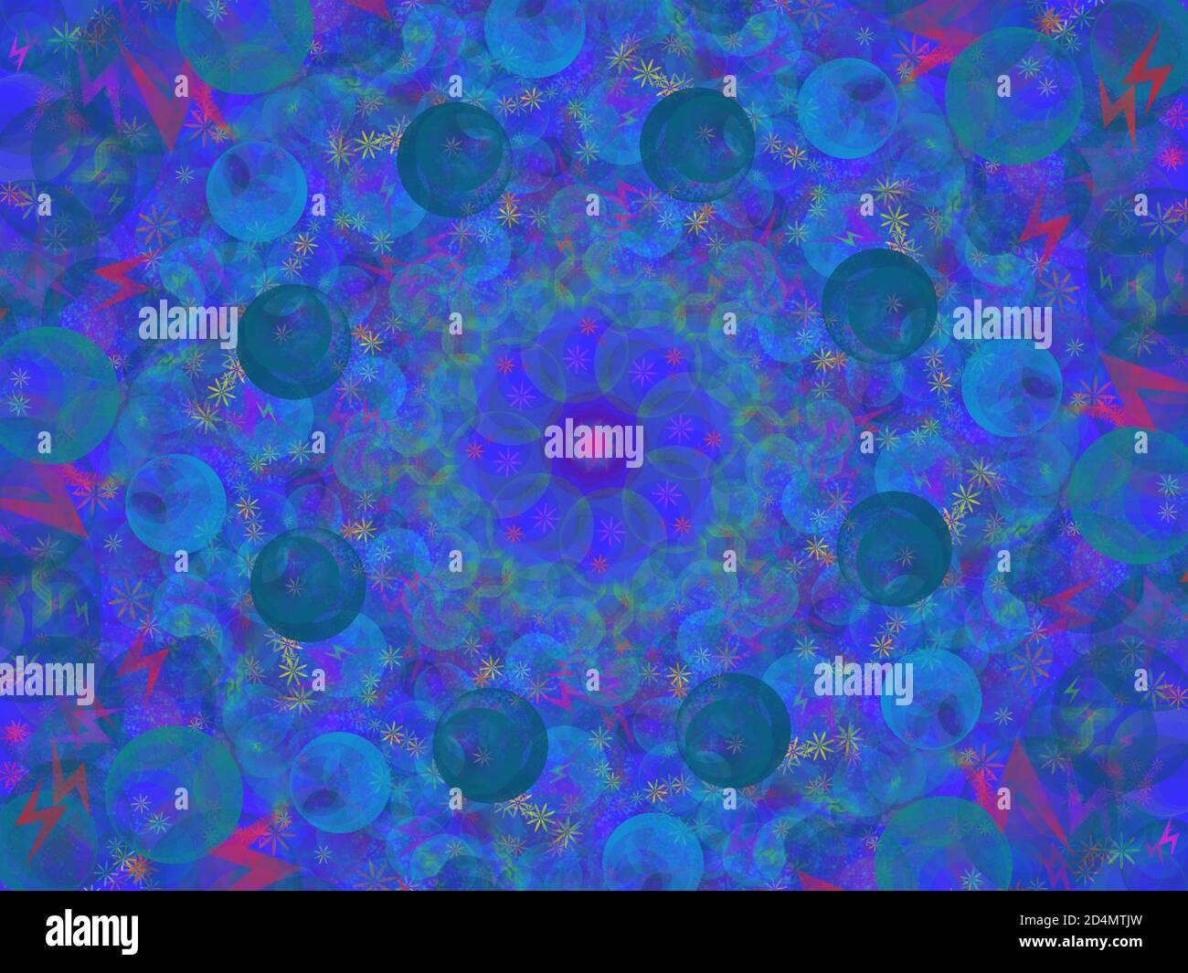 Digital art wallpaper design Stock Photo