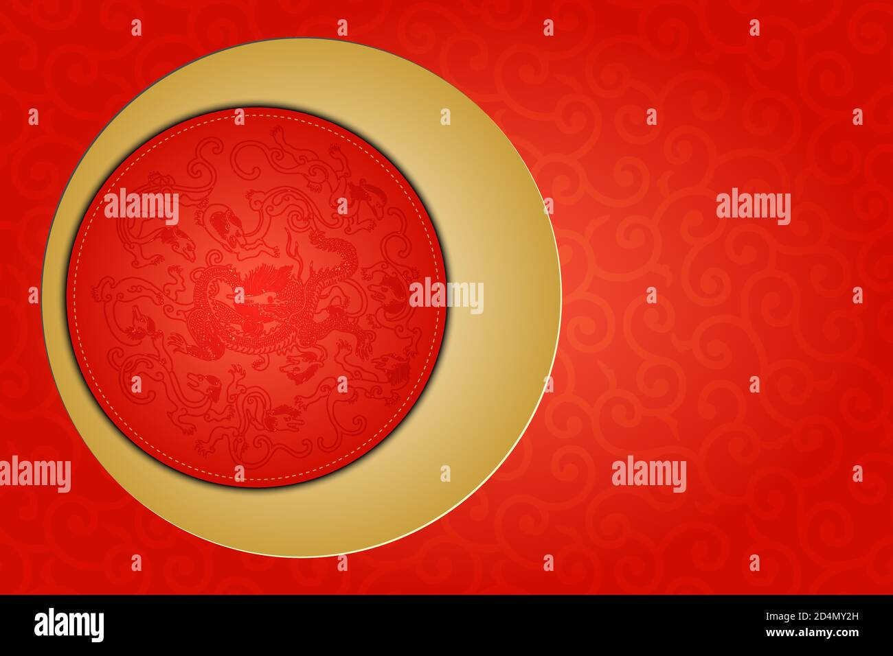 Traditional Chinese Greeting Card Template, Chinese Cover Template