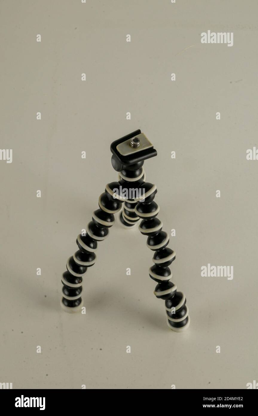 Mini table flexible tripod Stock Photo