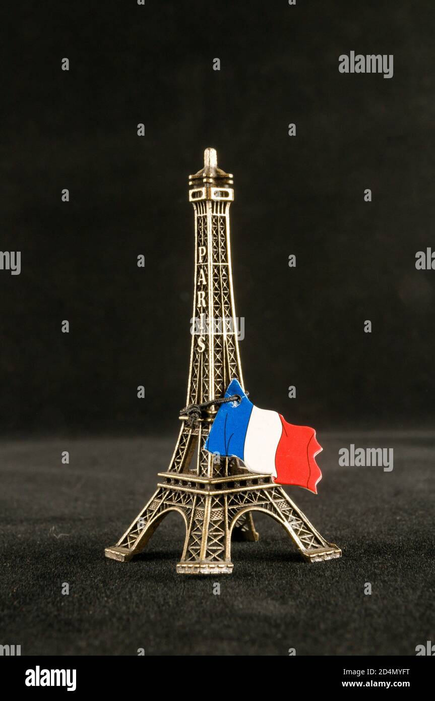 Eiffel Tower toy Stock Photo - Alamy