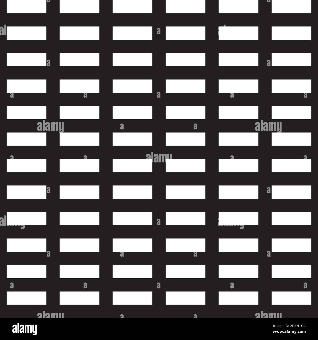 Pattern with interlacing black and white stripes Stock Vector
