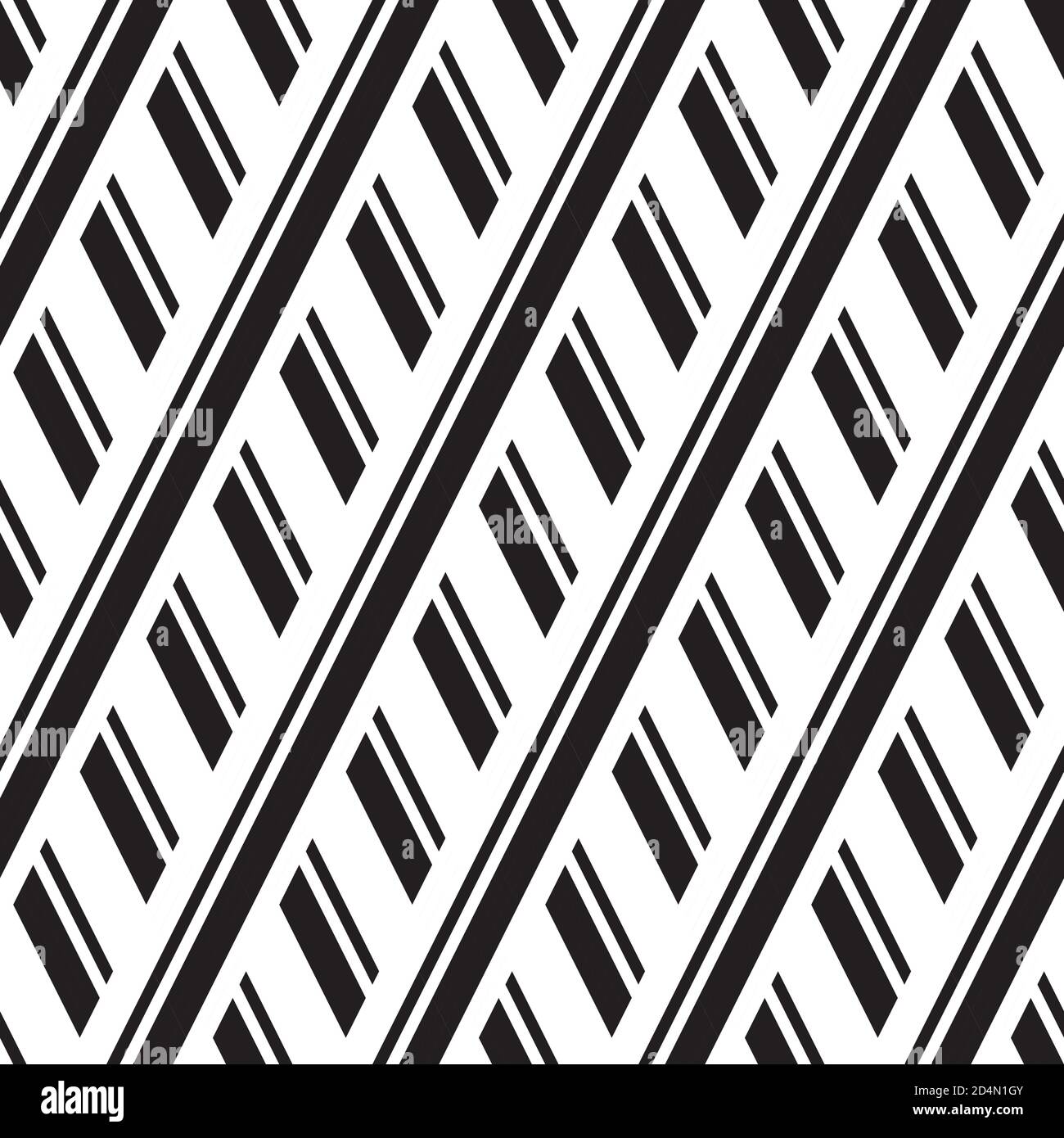 Simple Band Pattern Seamless pattern with oblique black bands Stock Vector Image & Art - Alamy