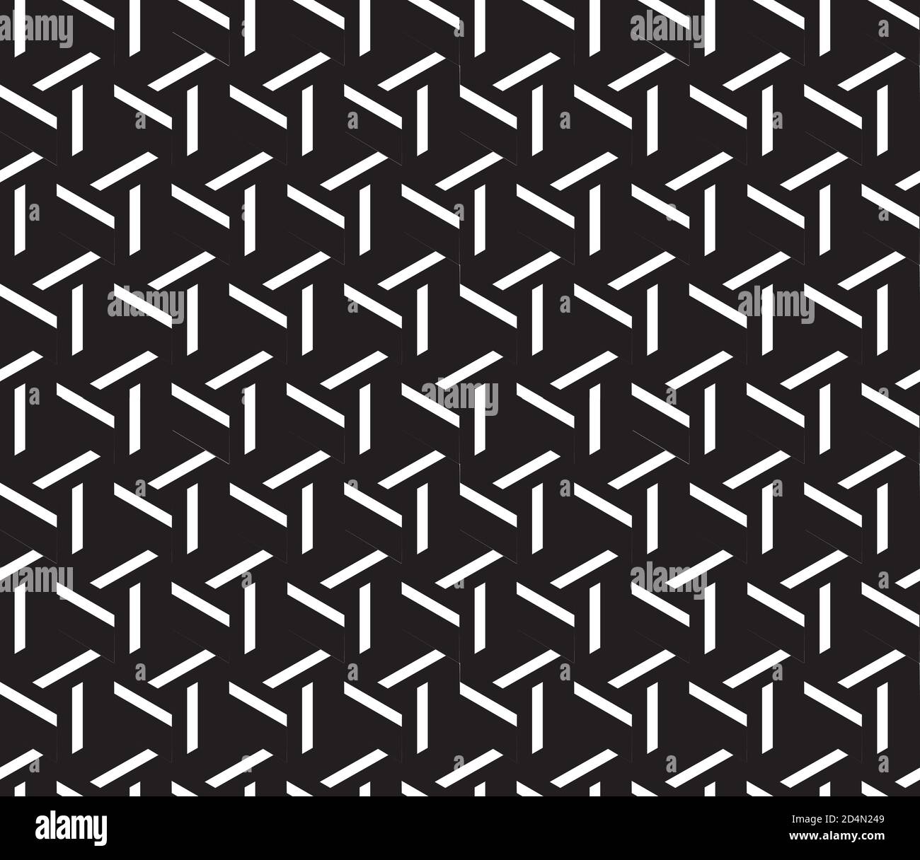 Seamless pattern with black segments Stock Vector
