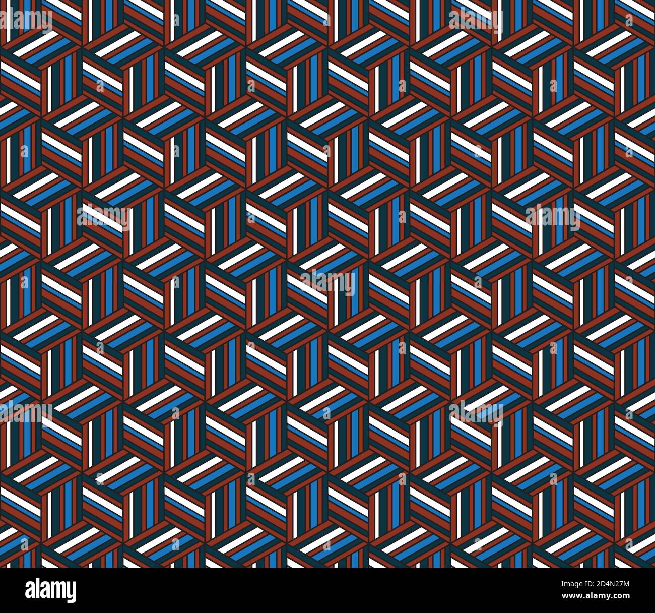 Seamless pattern with colored stripes Stock Vector