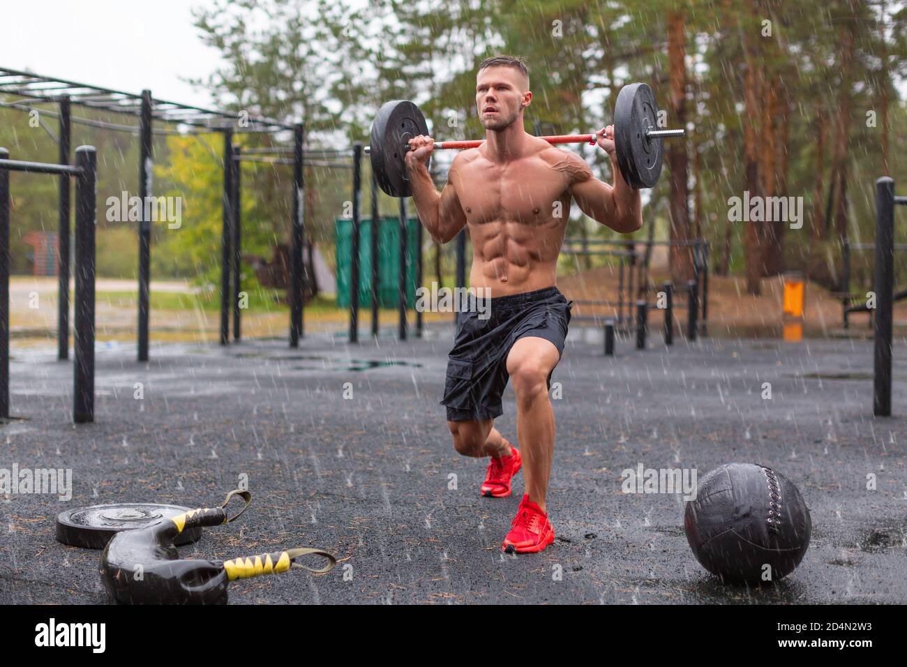 Working out in the rain hotsell