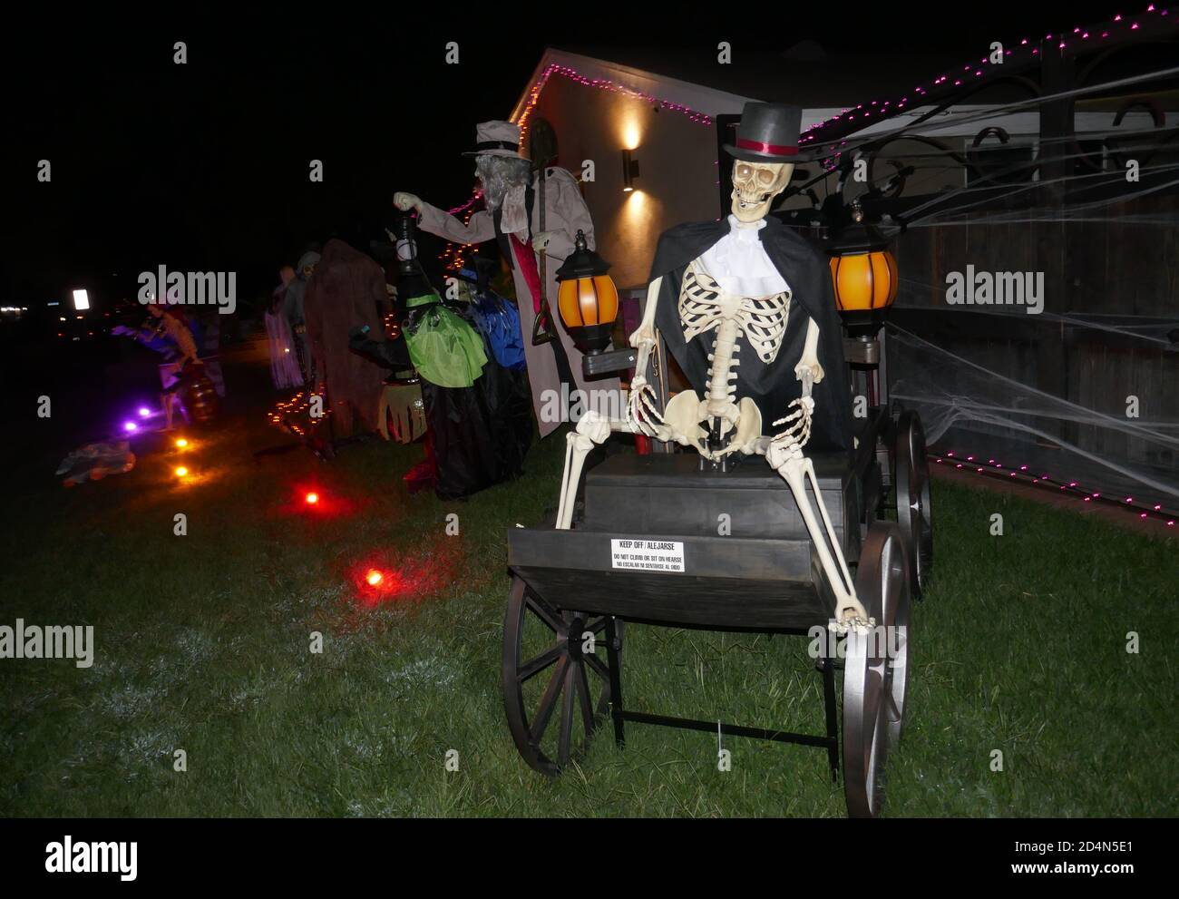 Los Angeles, California, USA 9th October 2020 A general view of atmosphere of Halloween Display