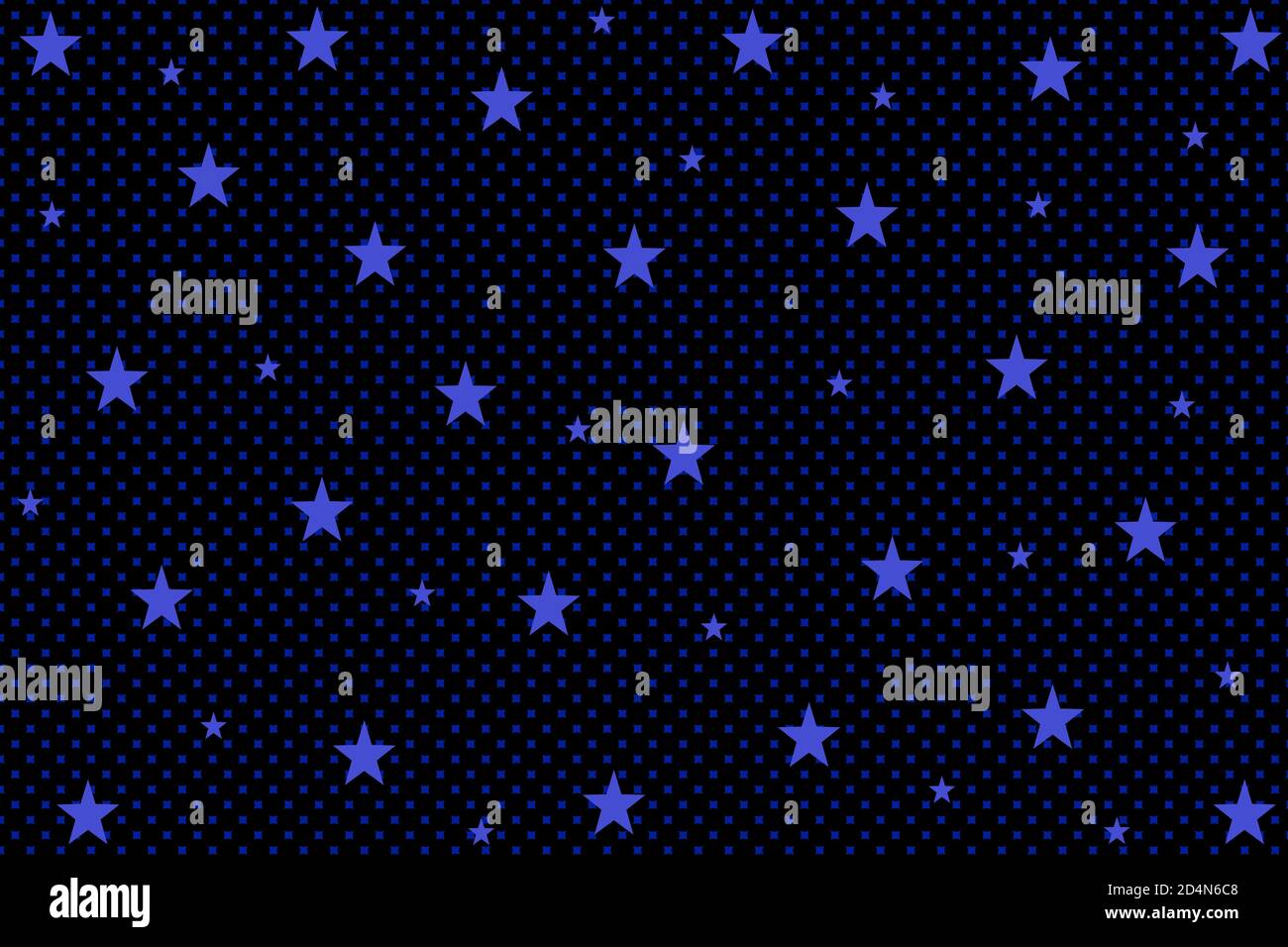 Blue stars on black background Stock Photo Alamy