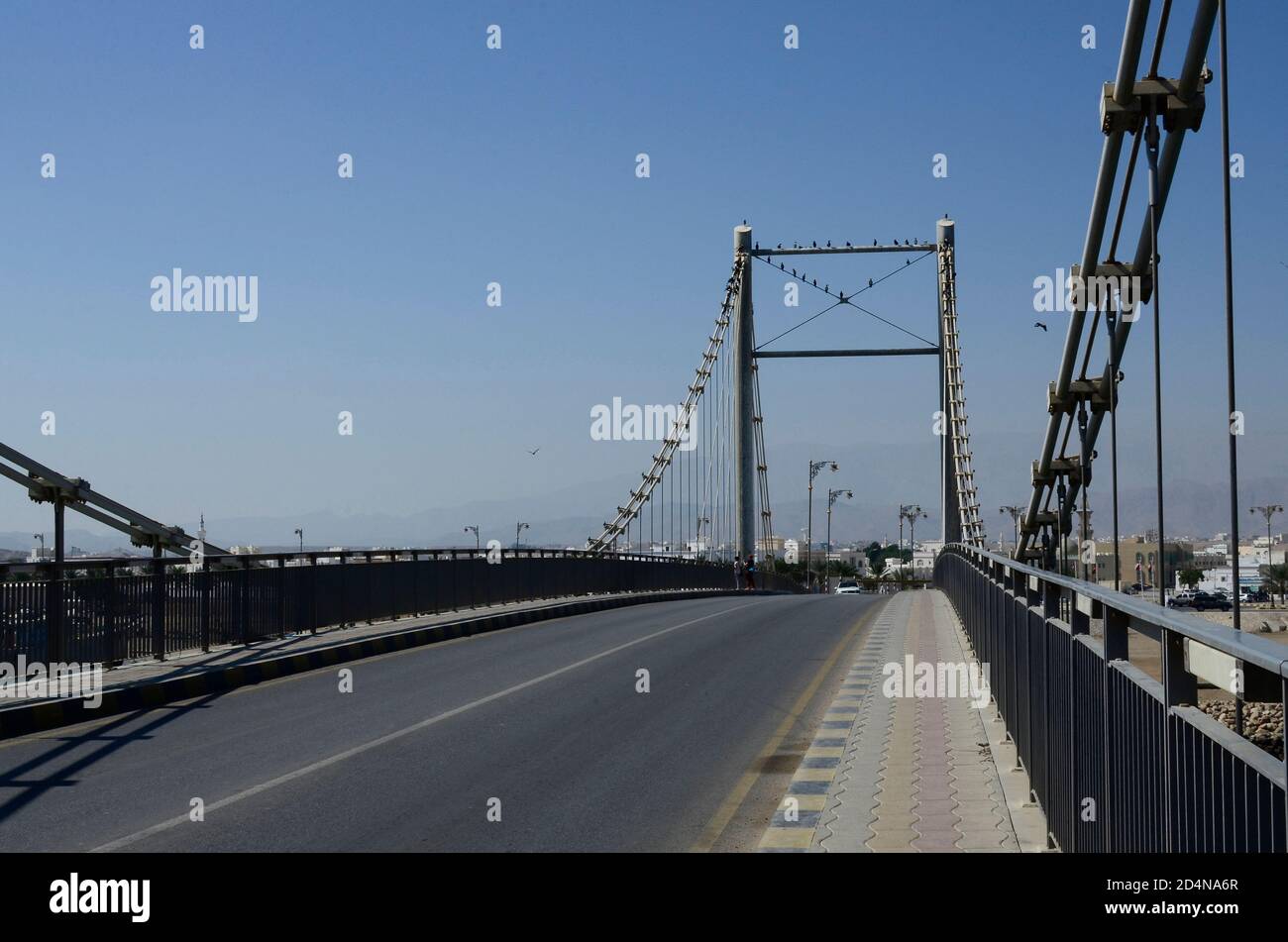 Khor Al Batah bridge in Sur Oman. Stock Photo