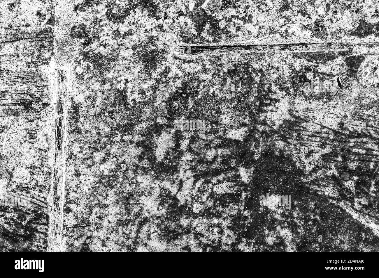 Image of the surface with different scratches Stock Photo