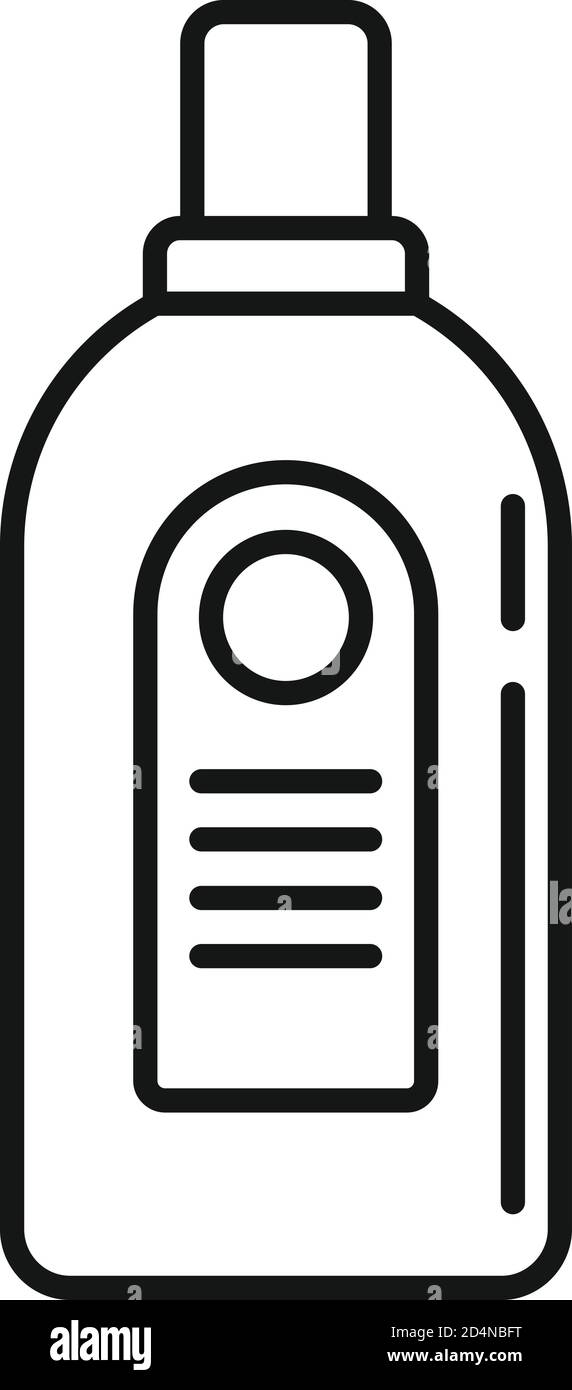 Tattoo spray bottle icon. Outline tattoo spray bottle vector icon for ...