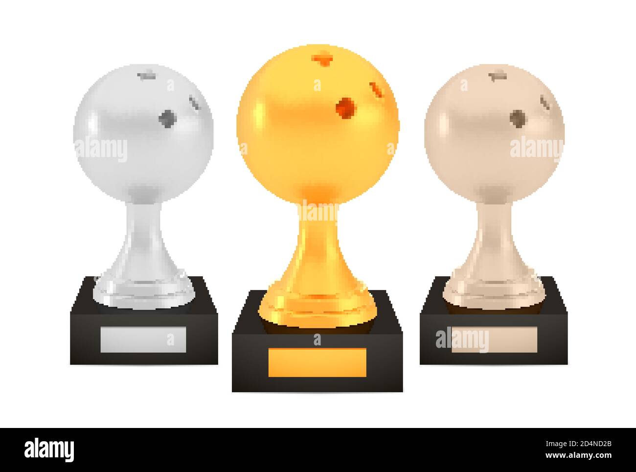 Winner Bowling Awards Set Gold Silver Bronze Trophy Cups On Stands winner-bowling-awards-set-gold-silver-bronze-trophy-cups-on-stands
