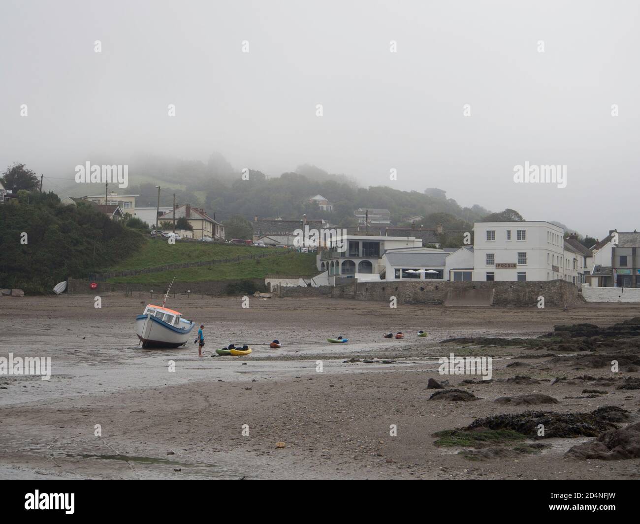 Combe Martin North Devon Stock Photo Alamy