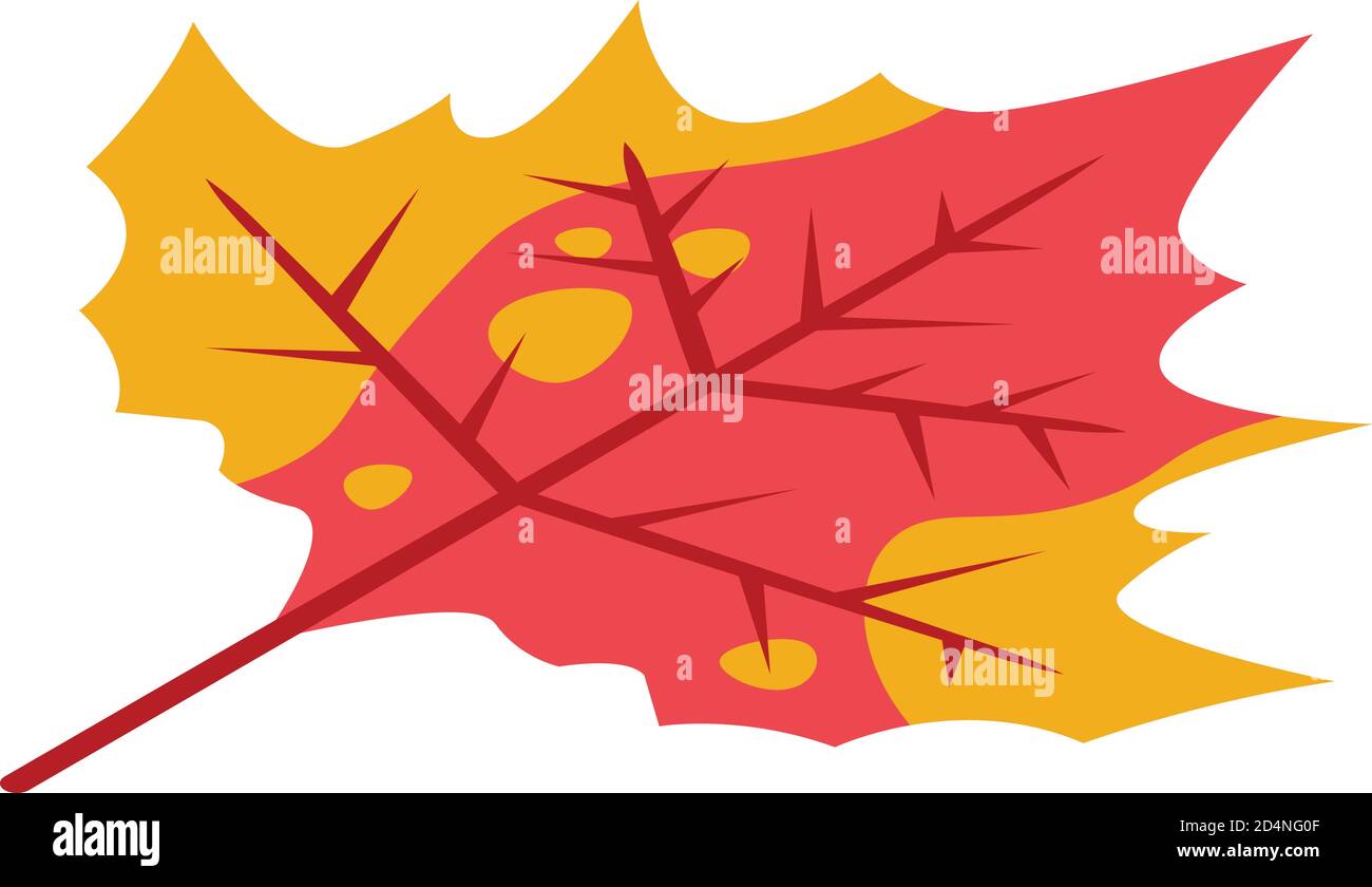 Autumn foliage icon, isometric style Stock Vector