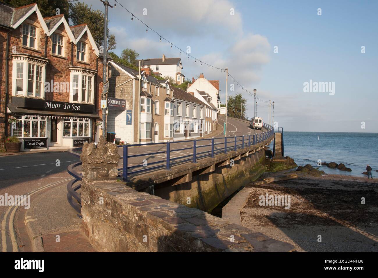 Combe Martin North Devon Stock Photo Alamy