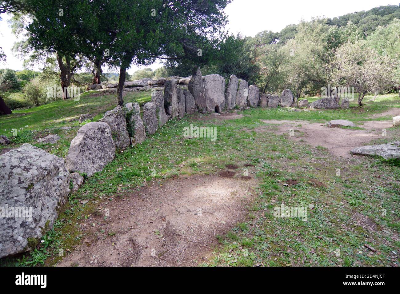 Pascaredda giants tomb in Calangianus, Sardinia, Italy Stock Photo Alamy