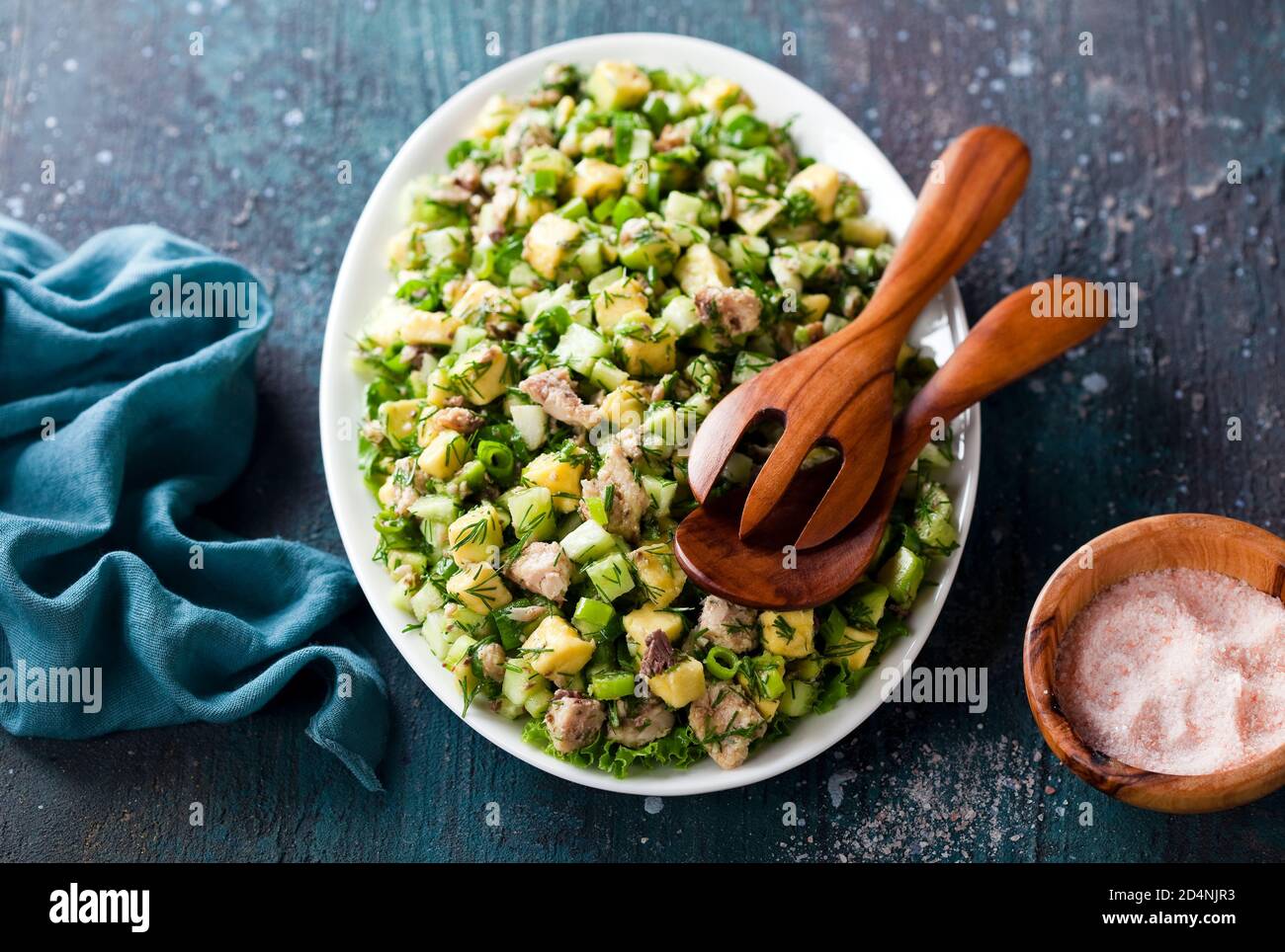 Organic Raw Canned Tuna Fish Ready To Eat Stock Photo Alamy