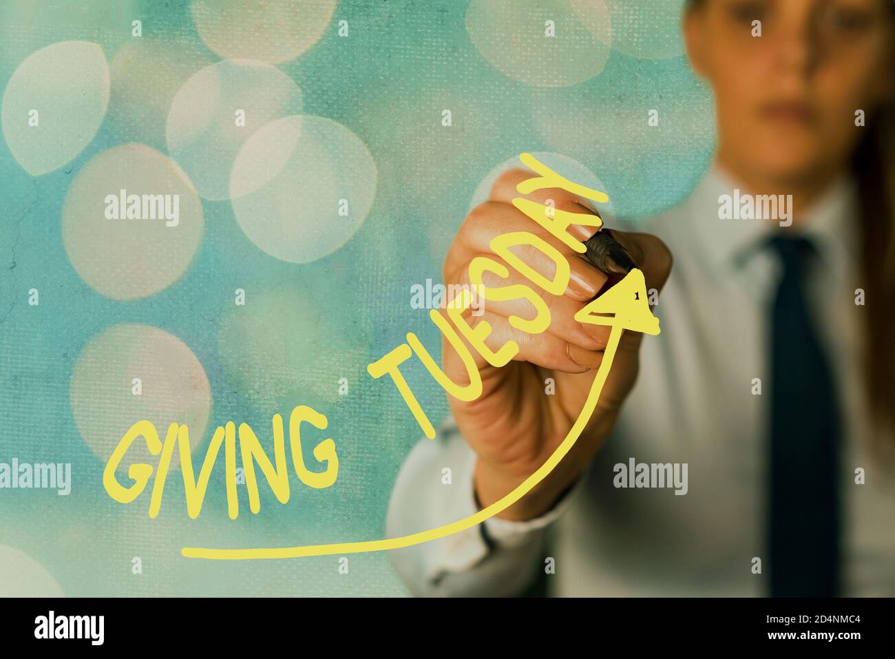 Writing note showing Giving Tuesday. Business concept for international ...