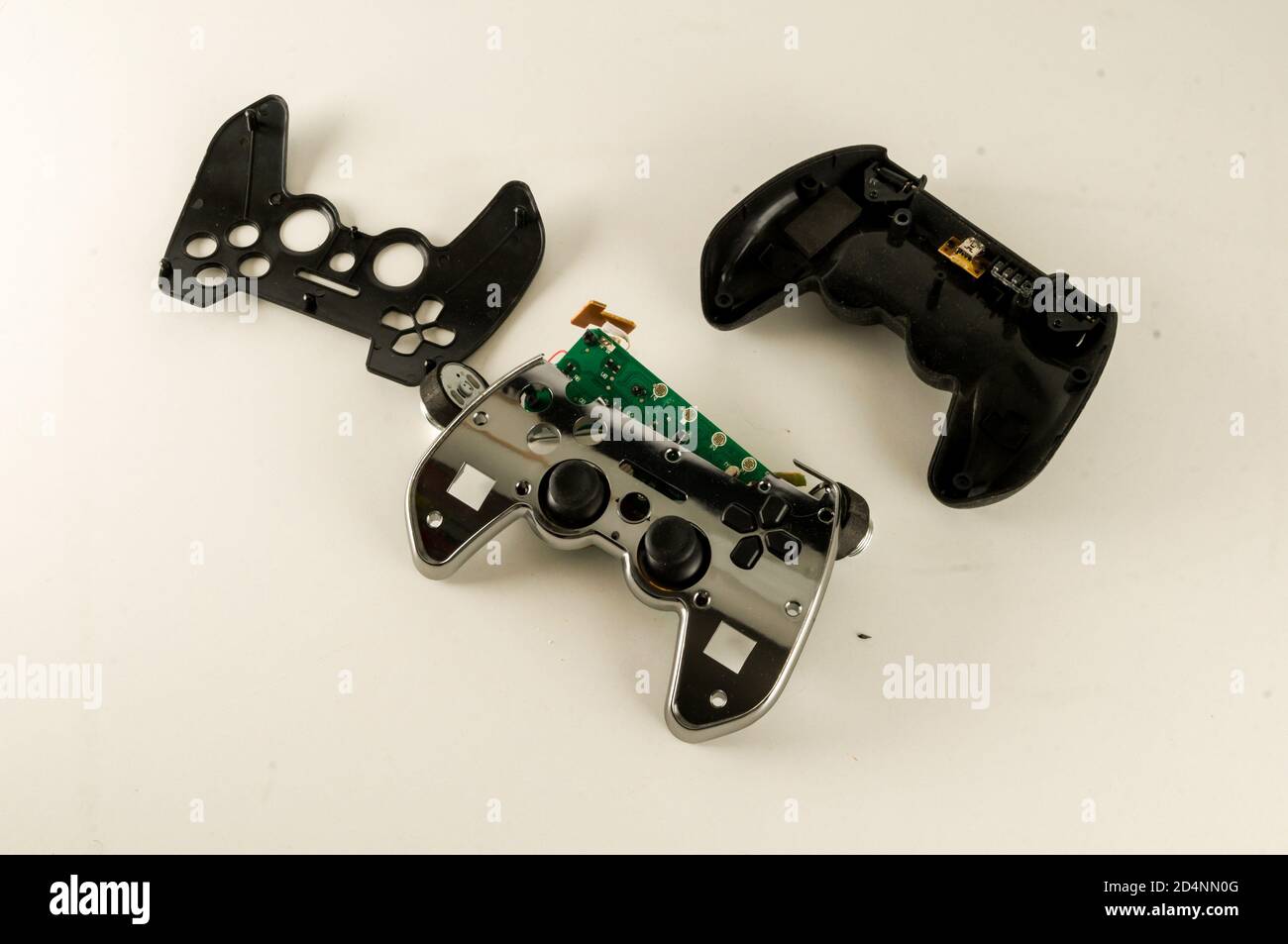Broken Gamepad Joystick on white backrgound Stock Photo - Alamy