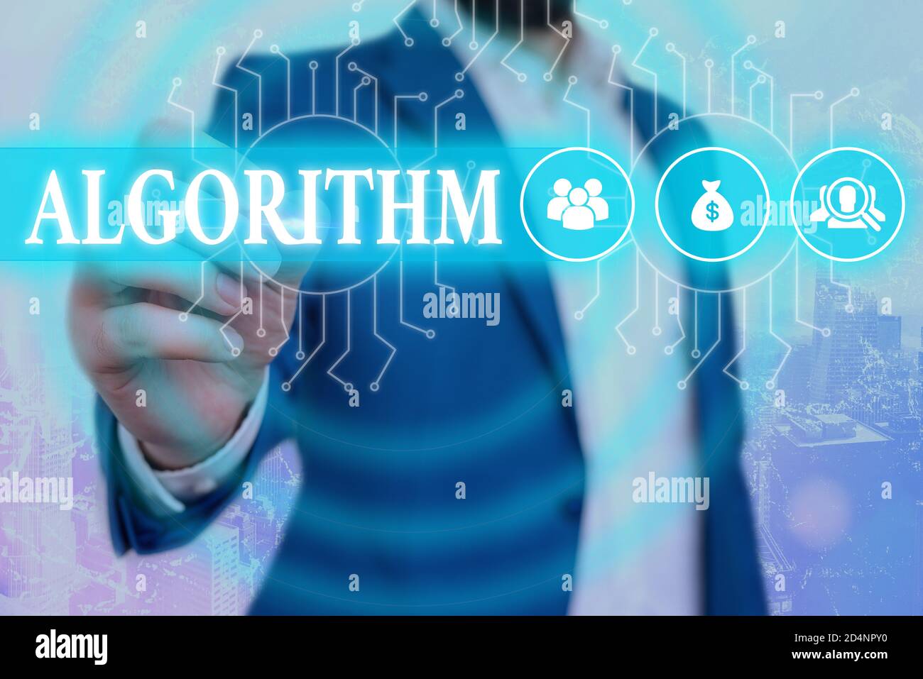 Text sign showing Algorithm. Business photo showcasing procedure for ...