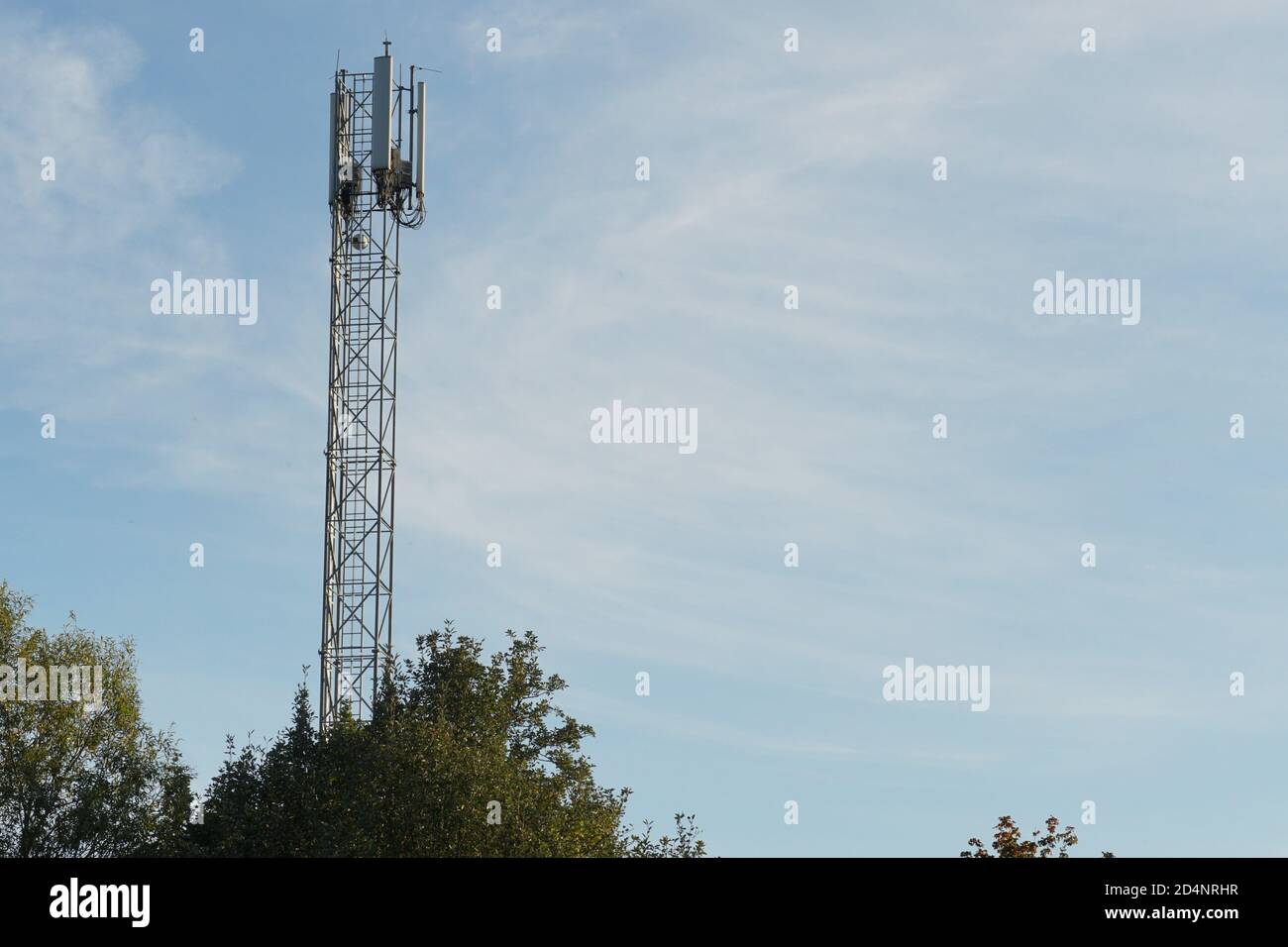 Base Transceiver Station in Slovakia. The station is located on a tall
