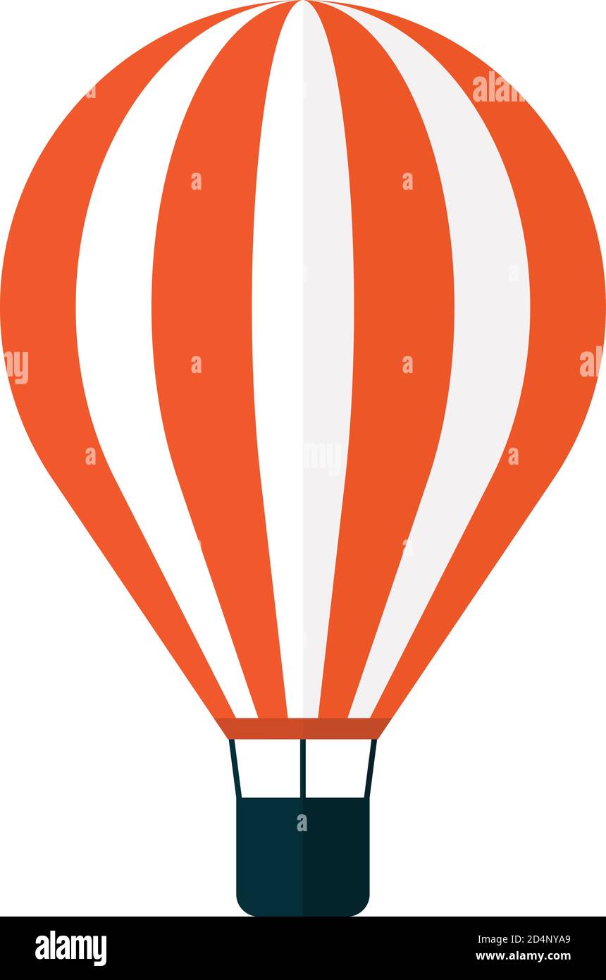 Vies Zich afvragen instructeur Hot air balloon icon, modern minimal flat design style, vector illustration  isolated on white Stock Vector Image & Art - Alamy