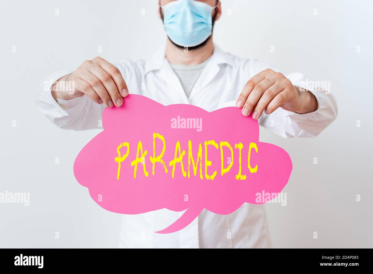 Conceptual hand writing showing Paramedic. Concept meaning a health ...