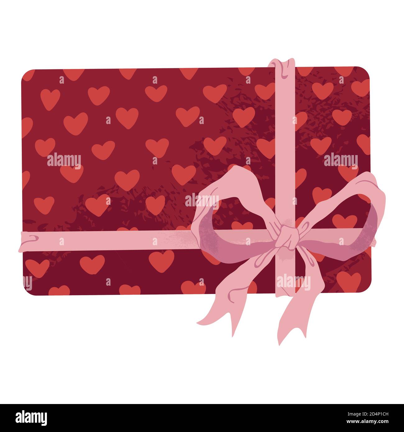 Flat view valentines hearts Stock Vector Images - Alamy