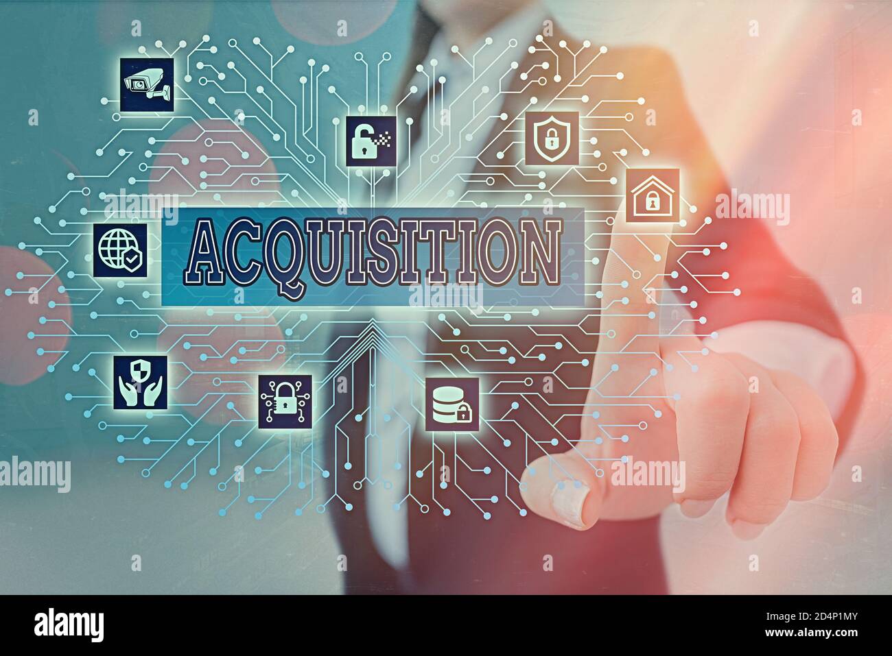 Writing Note Showing Acquisition Business Concept For Asset Or Object Bought Or Obtained Typically By A Library System Administrator Control Gear C Stock Photo Alamy