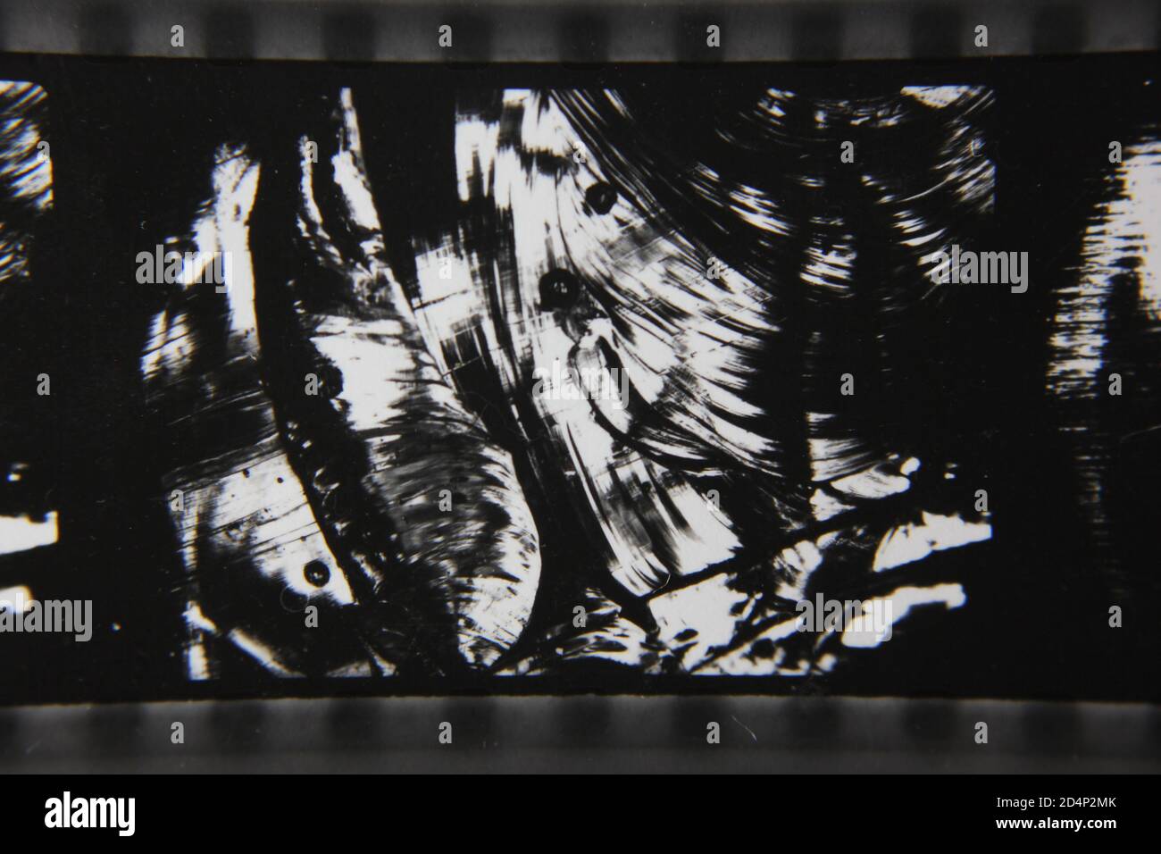 Fine 1970s vintage black and white photography of a pure abstract ...