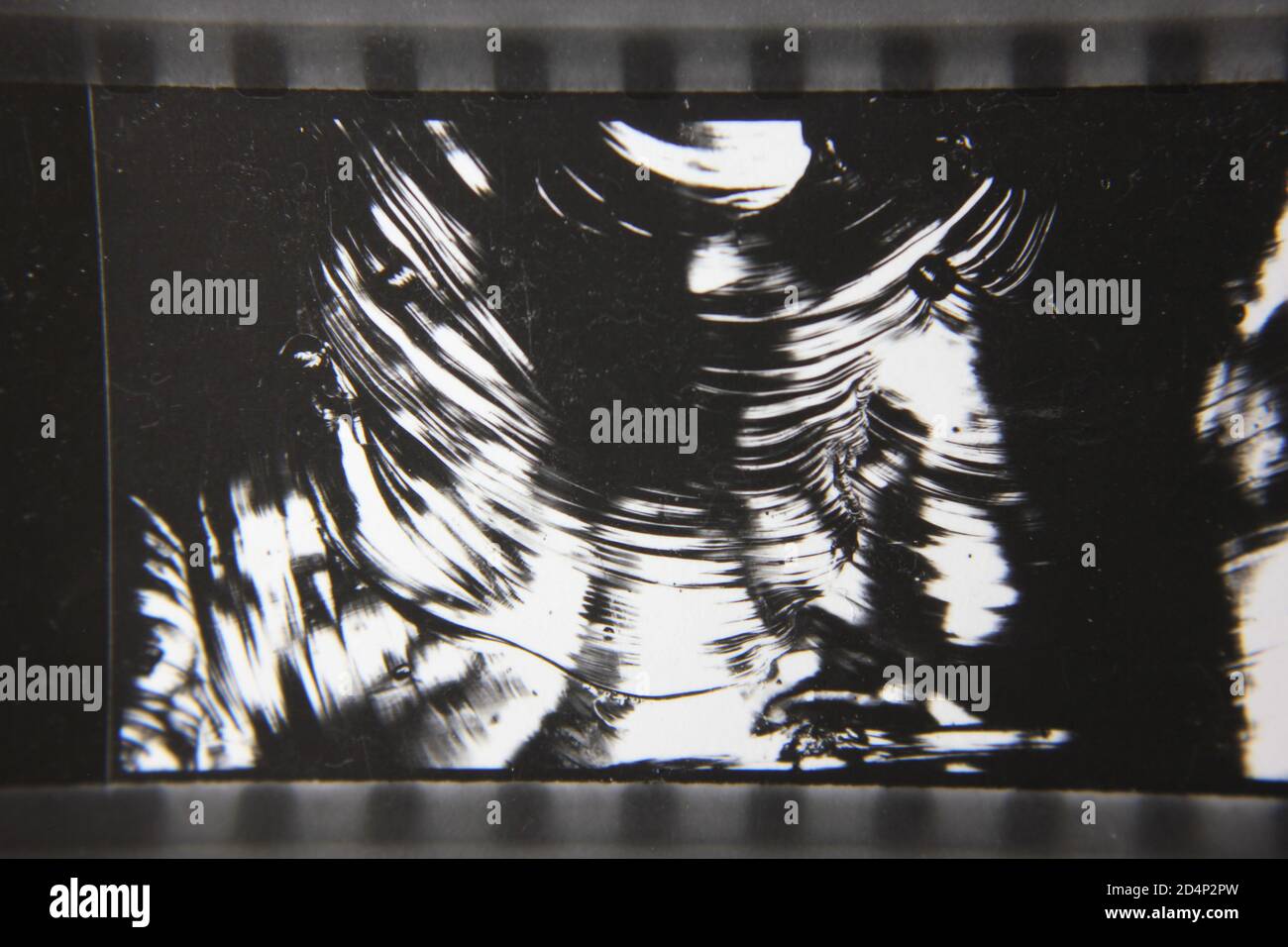 Fine 1970s vintage black and white photography of a pure abstract ...