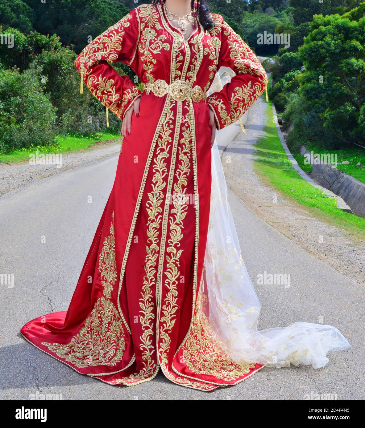 The Moroccan caftan is a Moroccan women's traditional costume. It is  considered one of the oldest traditional clothes in the world Stock Photo -  Alamy