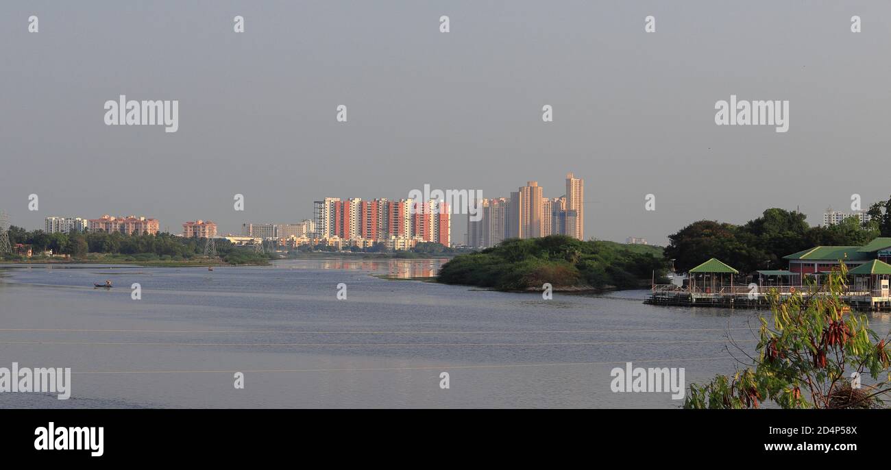 Chennai, Tamil nadu , India . Oct 07,2020.Huge modern new apartment