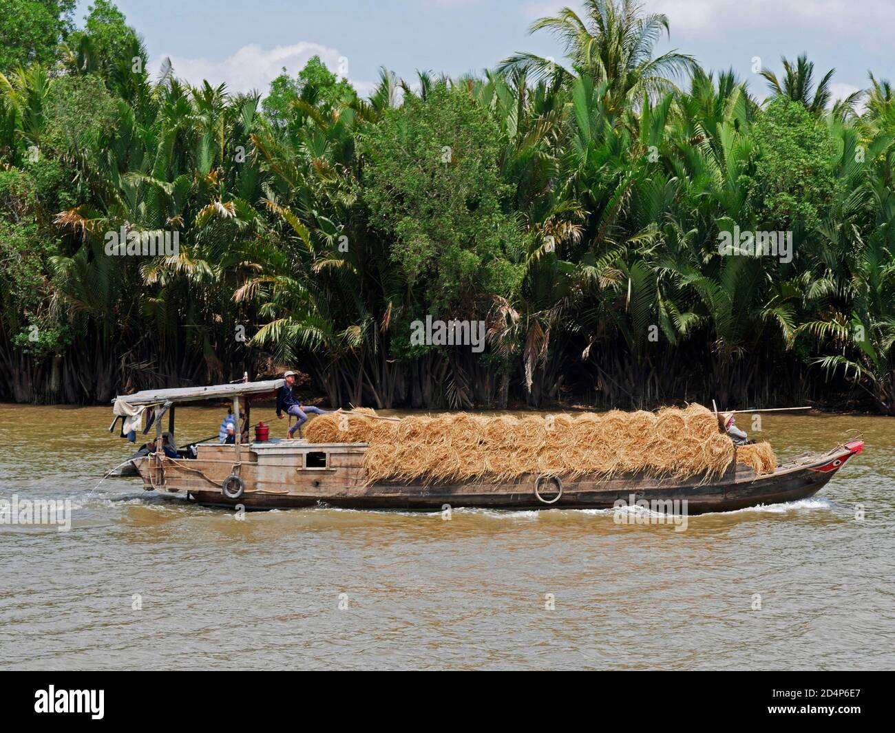 Vietnam, Mekong Delta, boat Stock Photo - Alamy