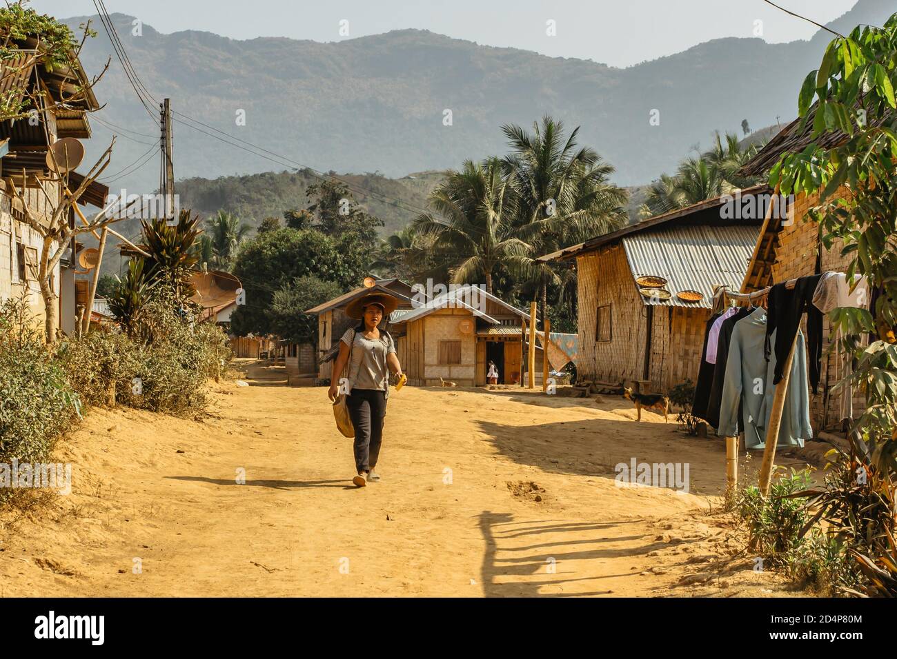 Laos mountain village life hires stock photography and images Alamy