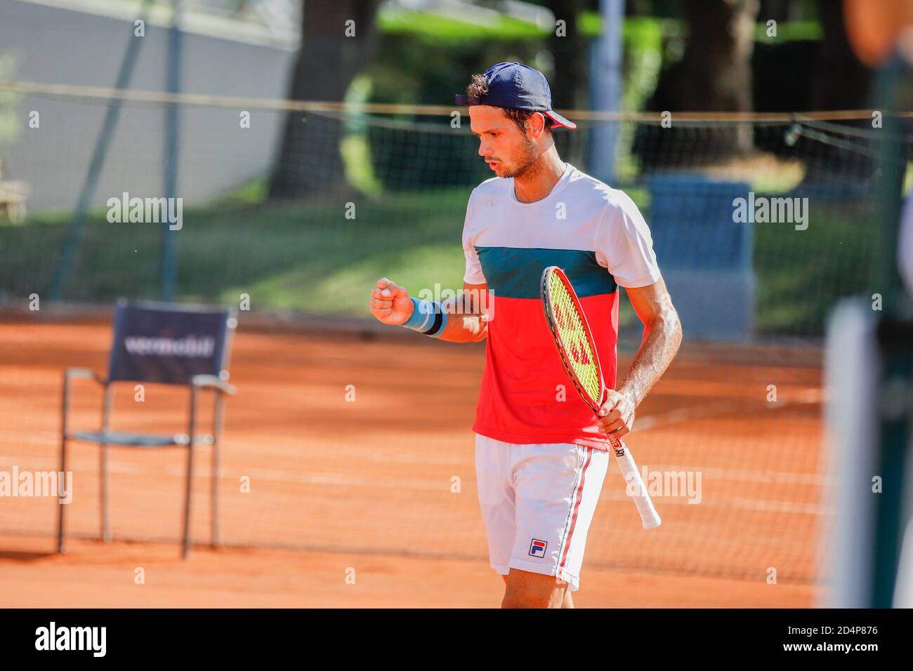 Juan Pablo Ficovich during ATP Challenger 125 - Internazionali Emilia Romagna, Tennis Internationals in parma, Italy, October 09 2020 Stock Photo 