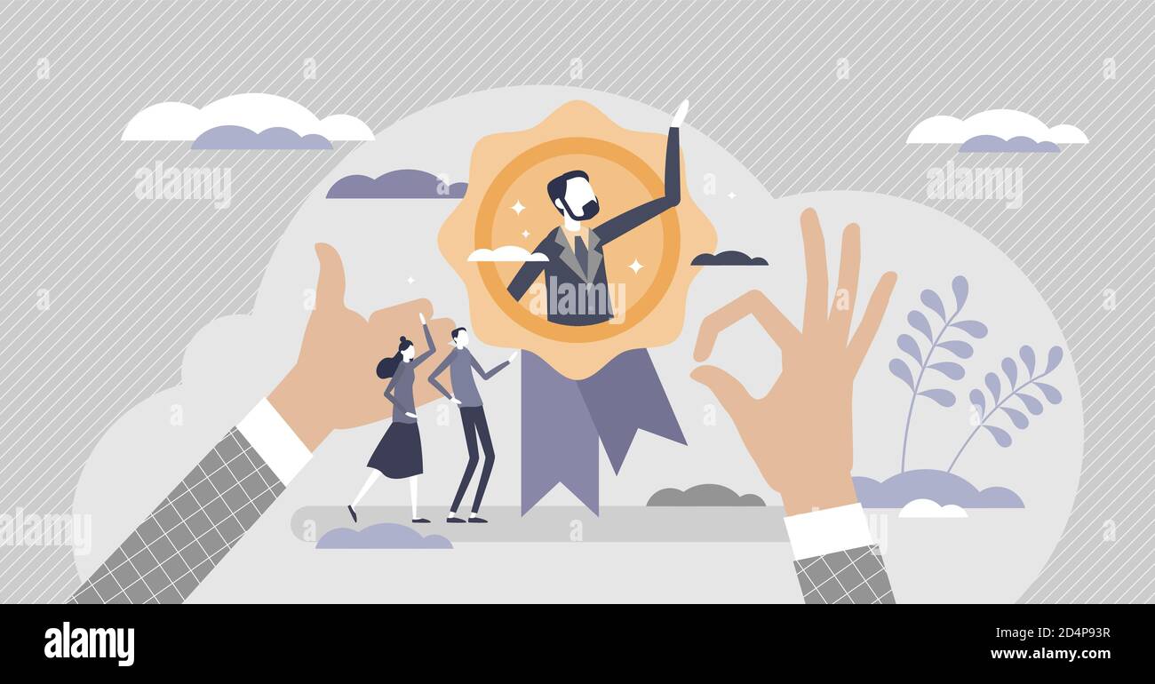 HR recognition as best candidate reputation from recommendations tiny ...