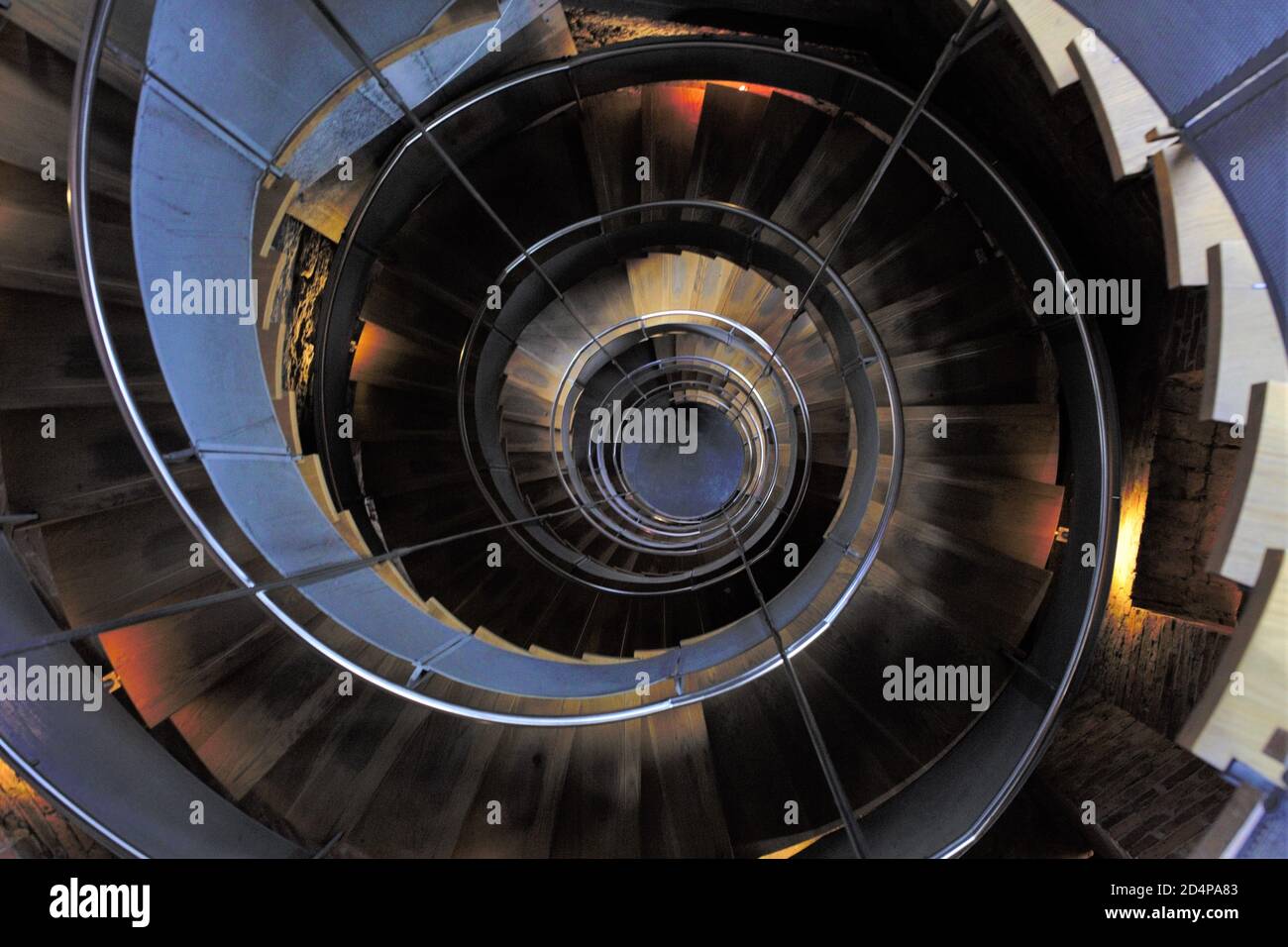 Famous Lighthouse Stairs Stock Photo