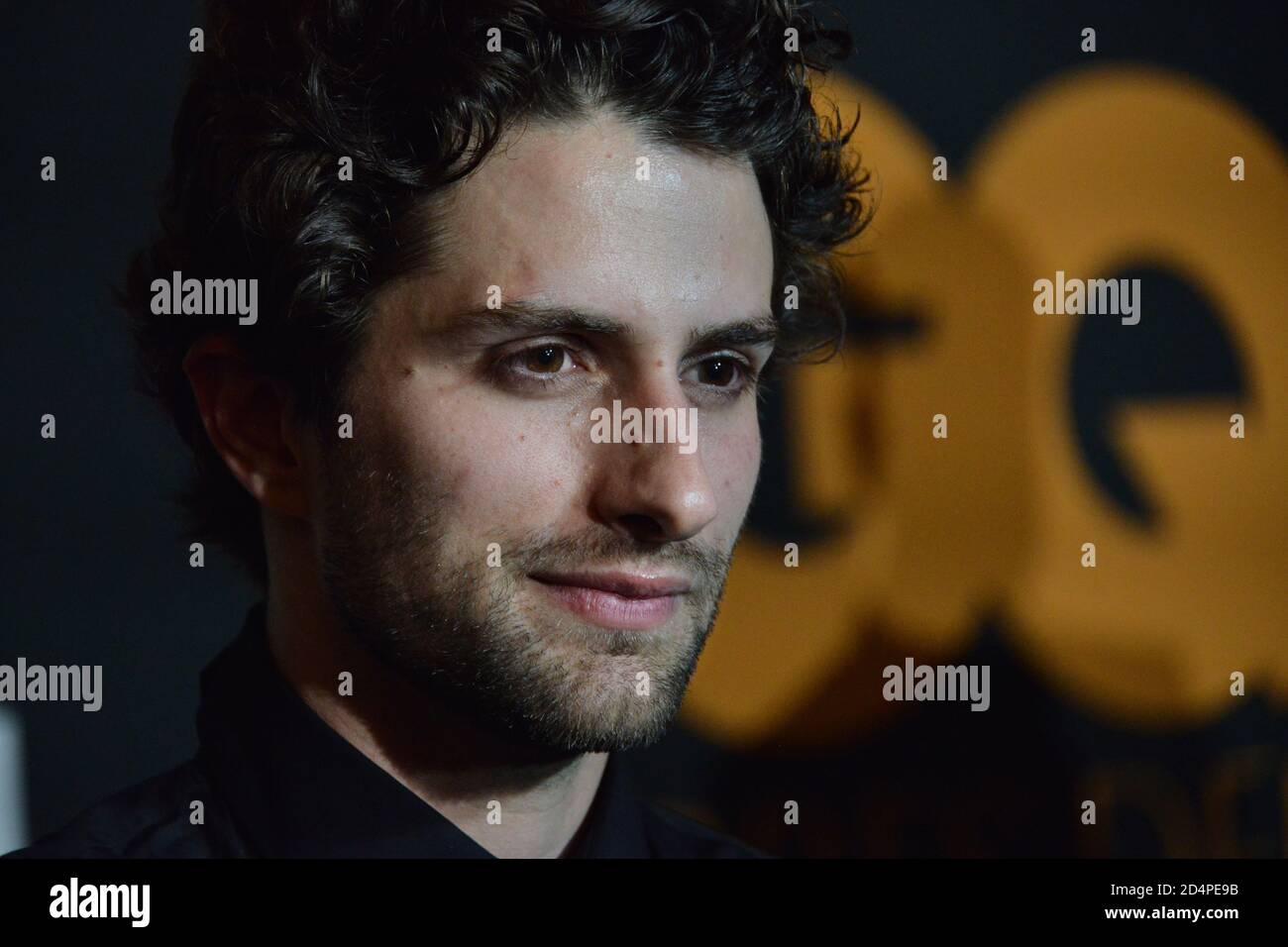 MEXICO CITY, MEXICO - OCTOBER 8: Dario Yazbek Bernal poses for photos during the black carpet of GQ Man Of the Year Awards 2020 at Sofitel Hotel on October 8, 2020 in Mexico City, Mexico (Photo by Eyepix Group/Pacific Press) Stock Photo