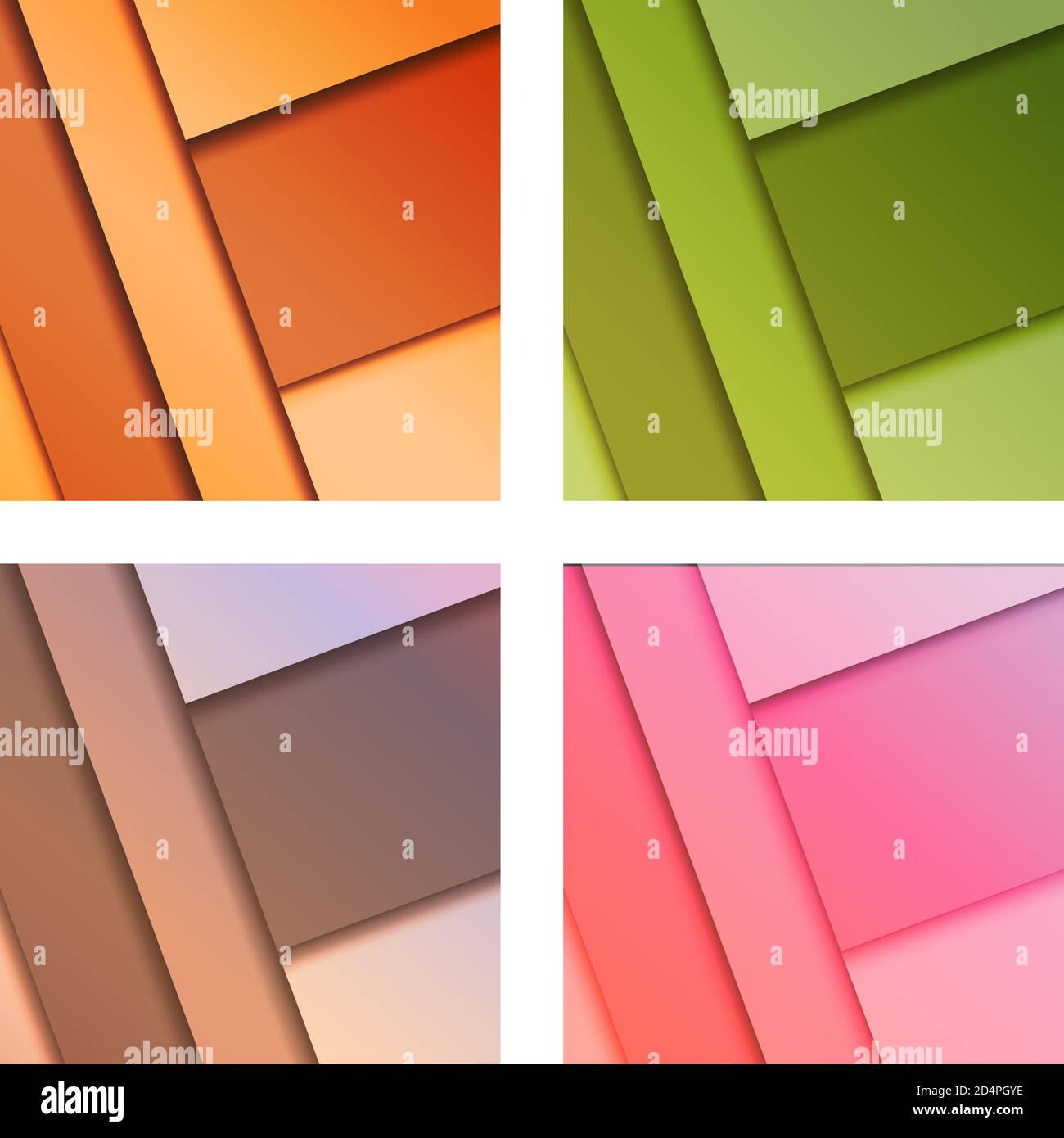 Set vector of abstract backgrounds.Modern colorful vector banners in a ...